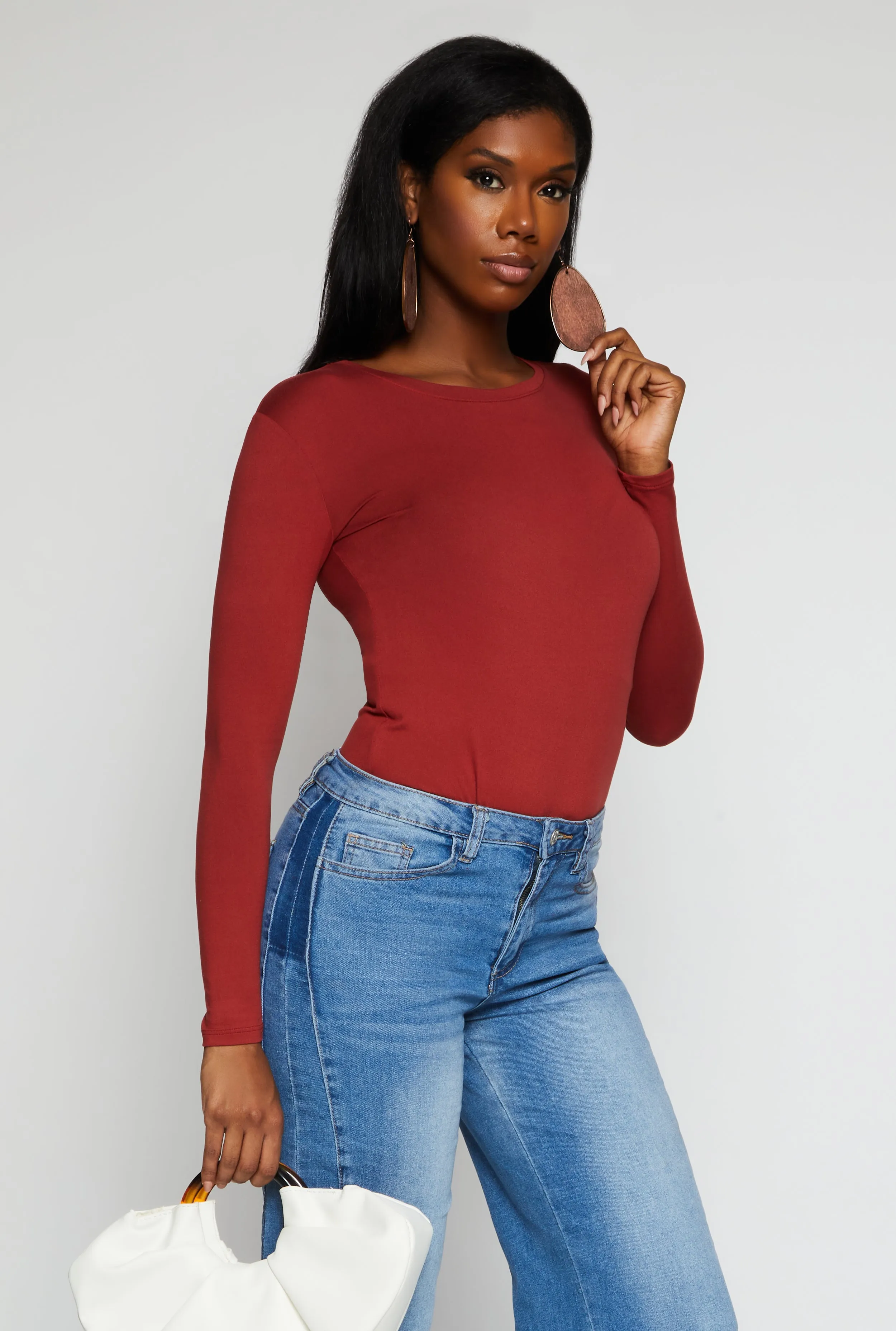 Basic Long Sleeve T Shirt sold by Rainbow product image thumbnail 3