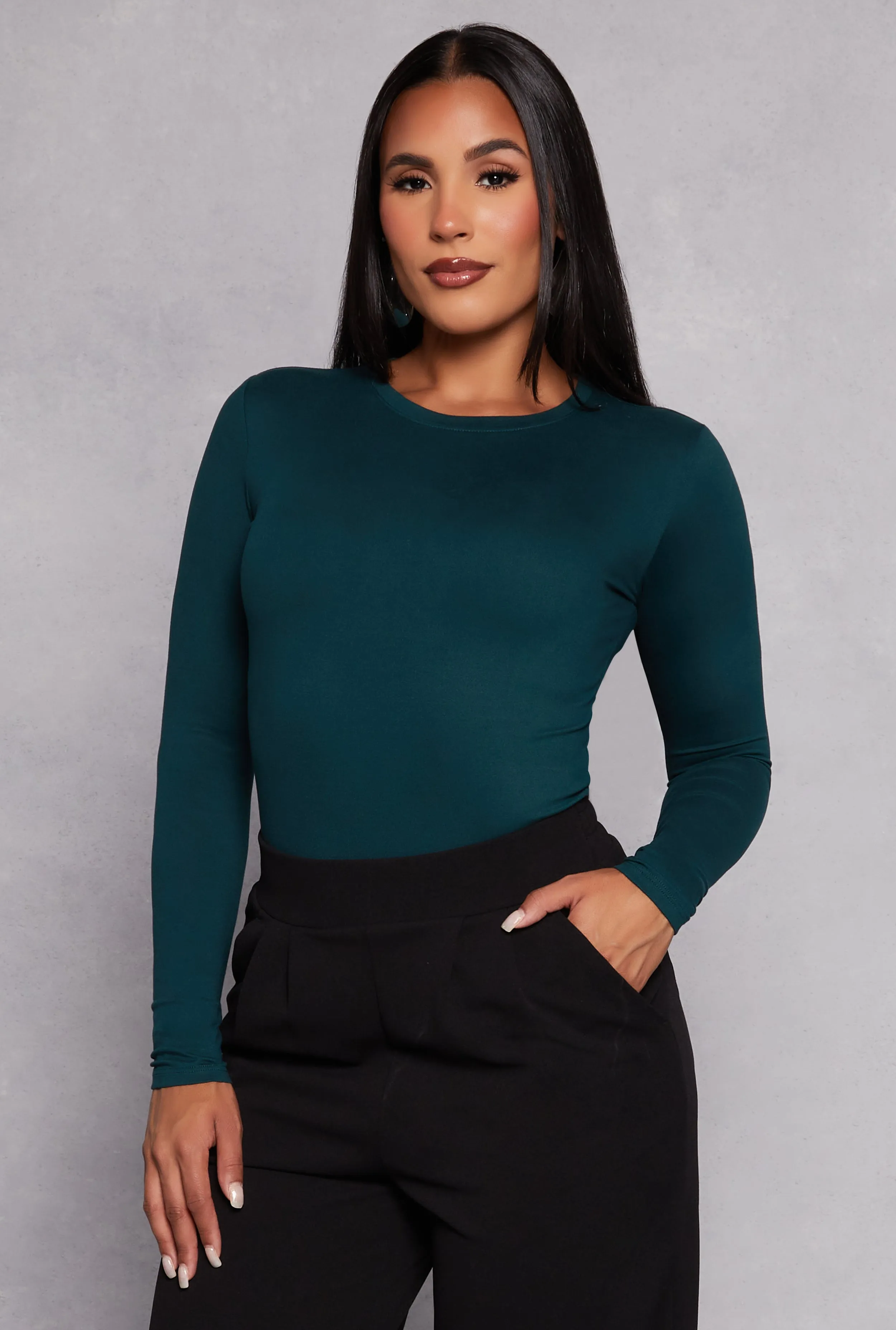 Basic Long Sleeve T Shirt sold by Rainbow product image thumbnail 5