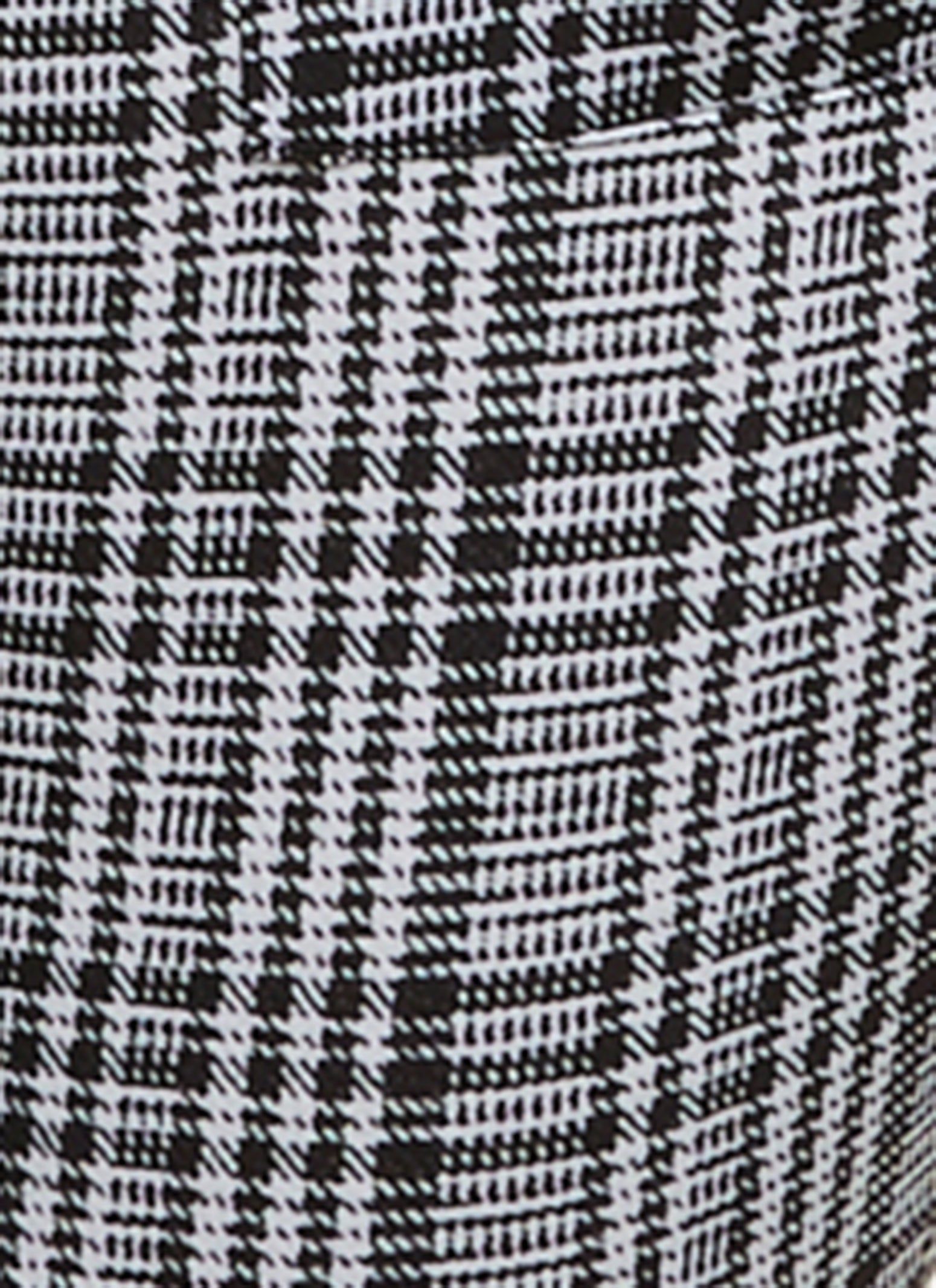 Plus Size Plaid Paperbag Waist Belted Skinny Pants sold by Rainbow product image thumbnail 3