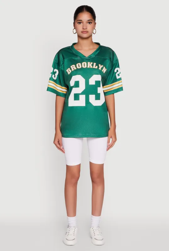Brooklyn 23 Graphic Football Jersey sold by Rainbow
