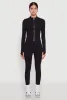 Seamless Ribbed Bustier Detail Cropped Track Jacket sold by Rainbow