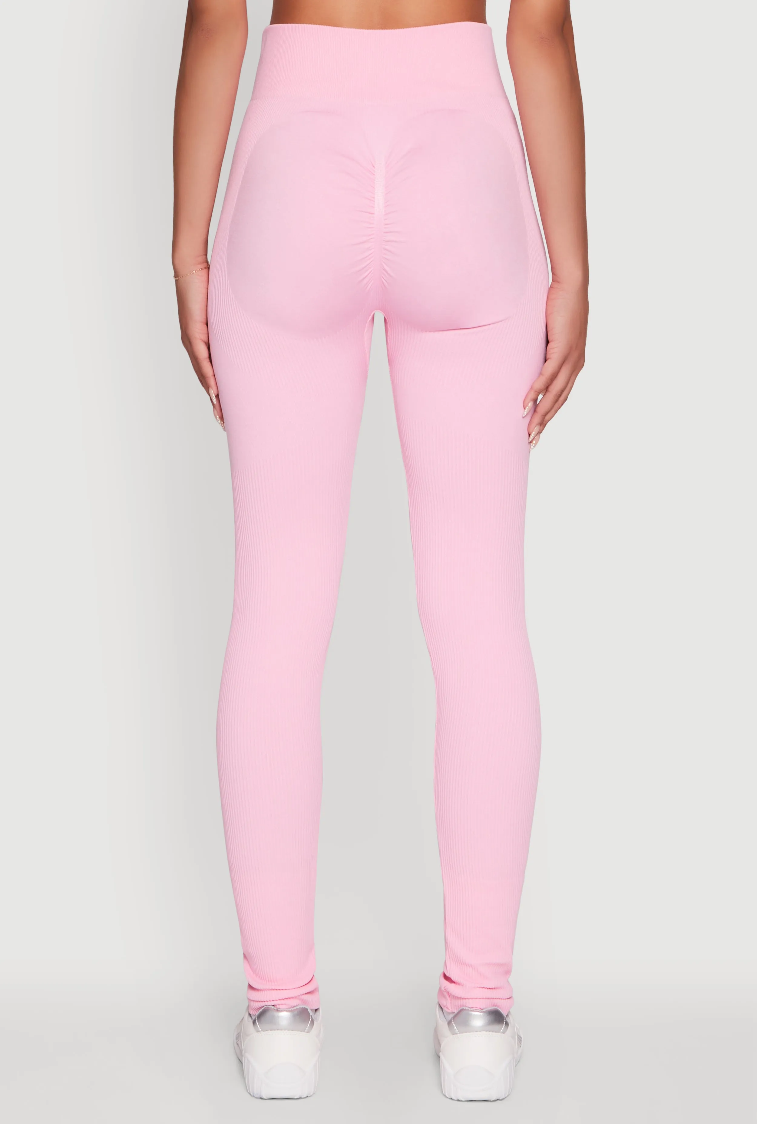 Seamless Ruched Back High Waisted Leggings sold by Rainbow product image thumbnail 5