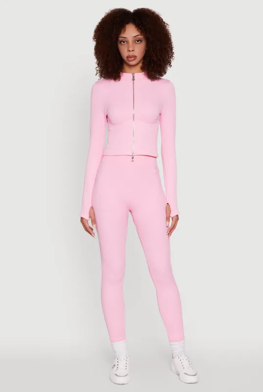 Seamless Ruched Back High Waisted Leggings sold by Rainbow
