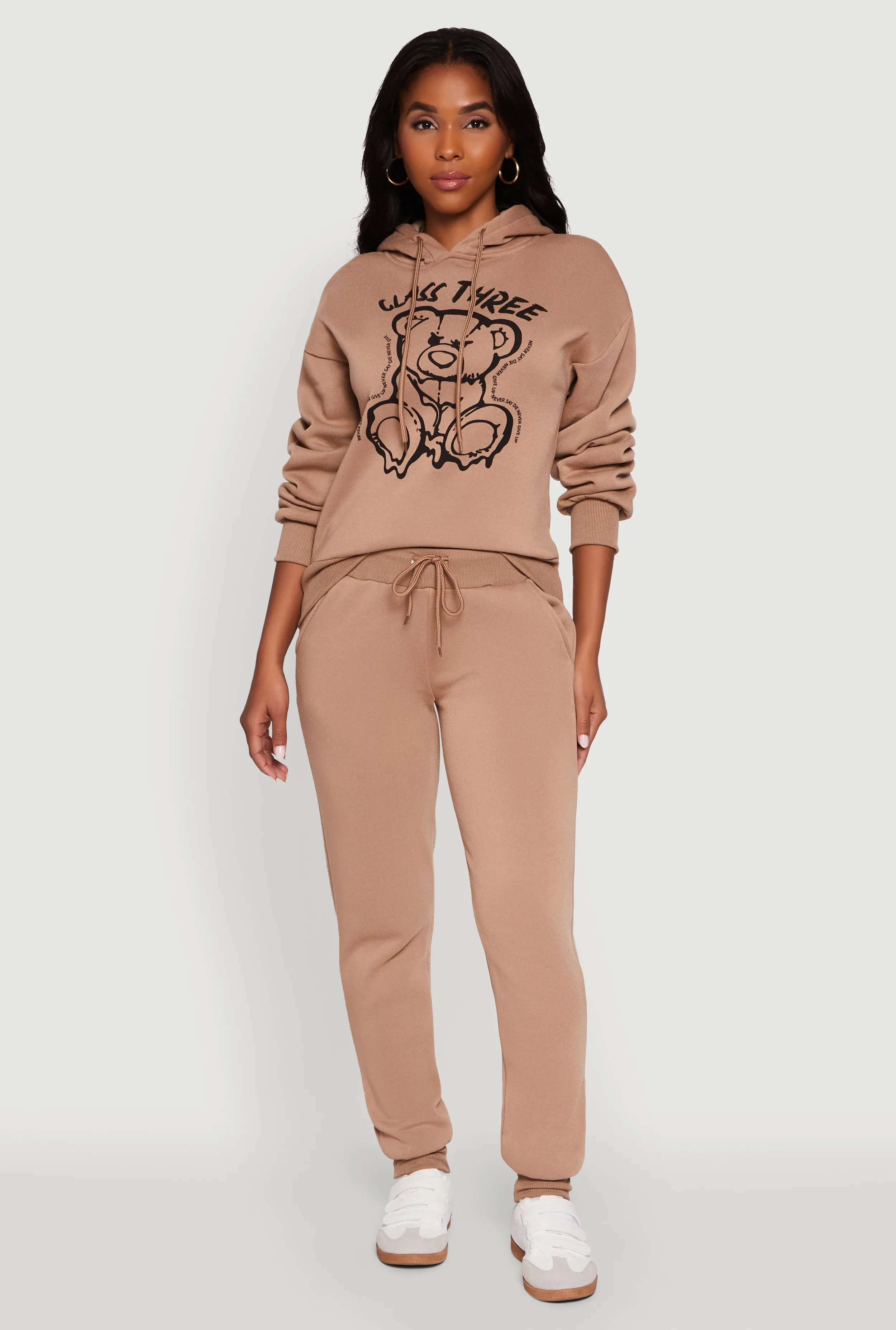 Bear Graphic Fleece Pullover Hoodie sold by Rainbow product image thumbnail 2