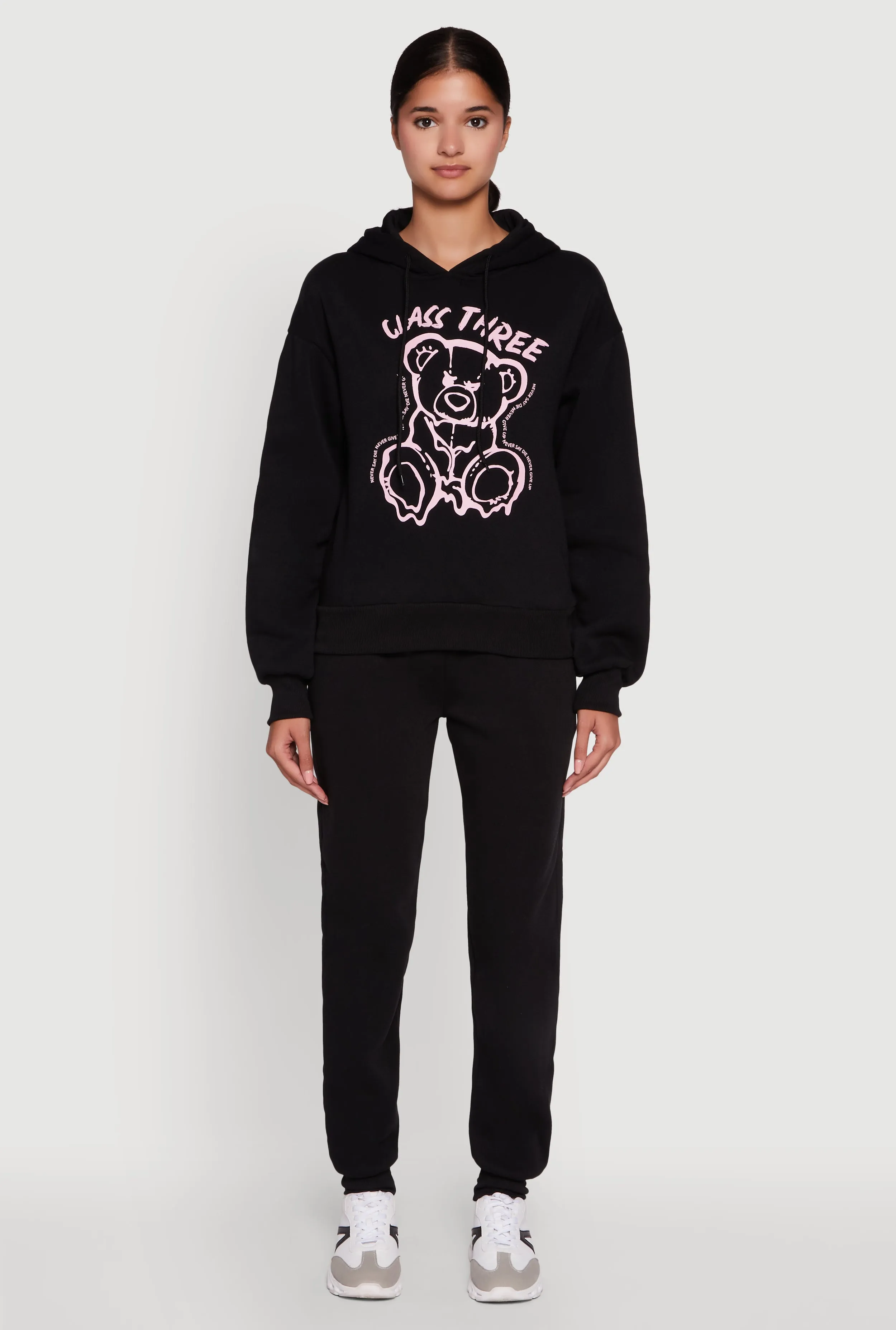 Mid Rise Solid Fleece Joggers sold by Rainbow product image thumbnail 2