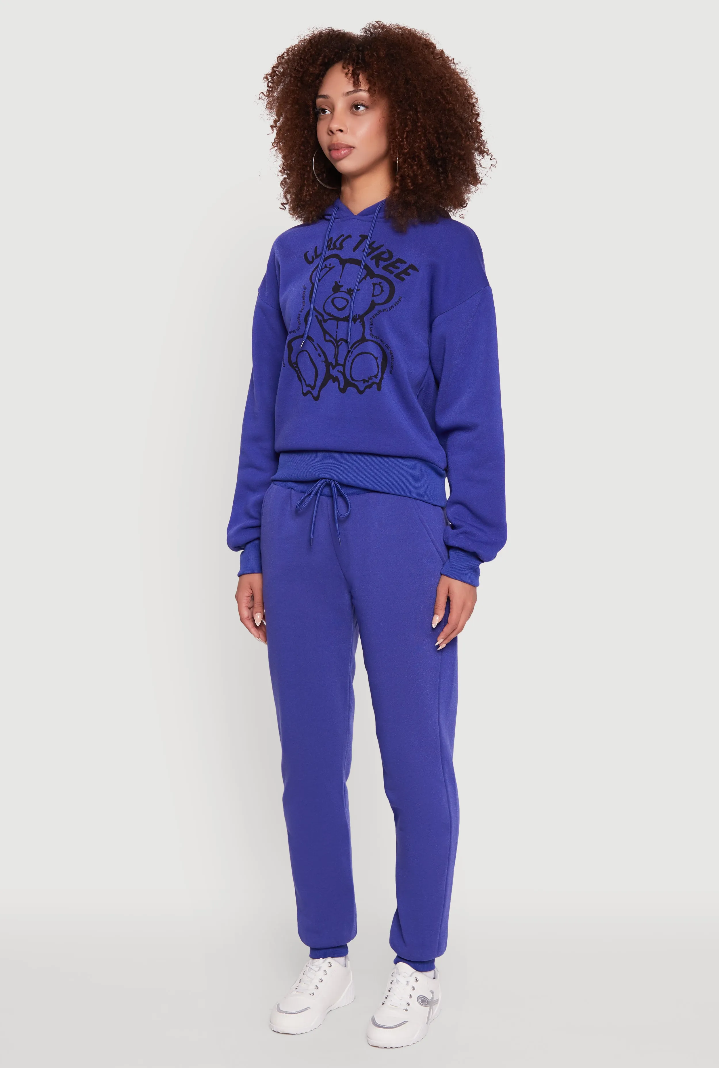 Bear Graphic Fleece Pullover Hoodie sold by Rainbow product image thumbnail 5