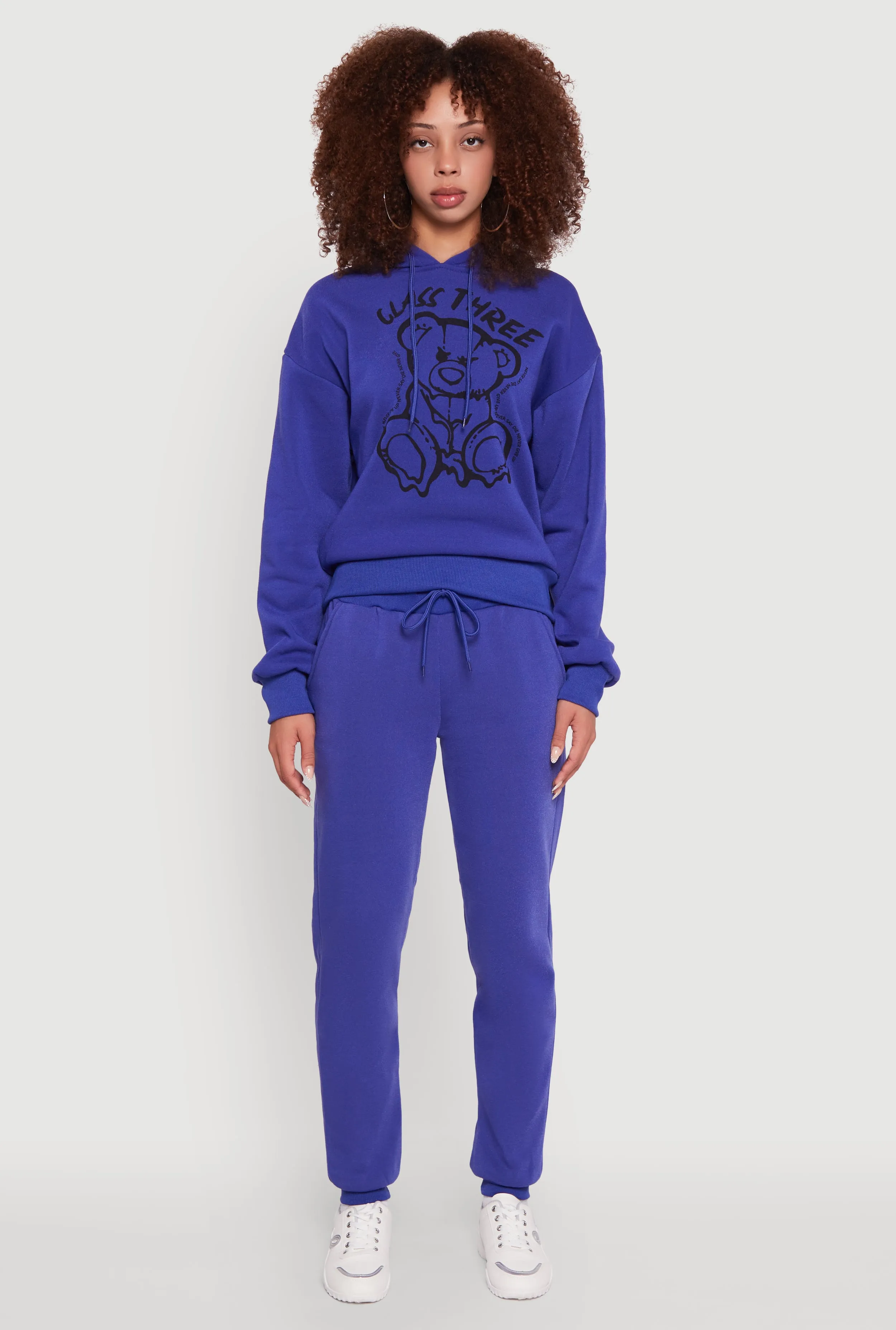 Bear Graphic Fleece Pullover Hoodie sold by Rainbow product image thumbnail 3