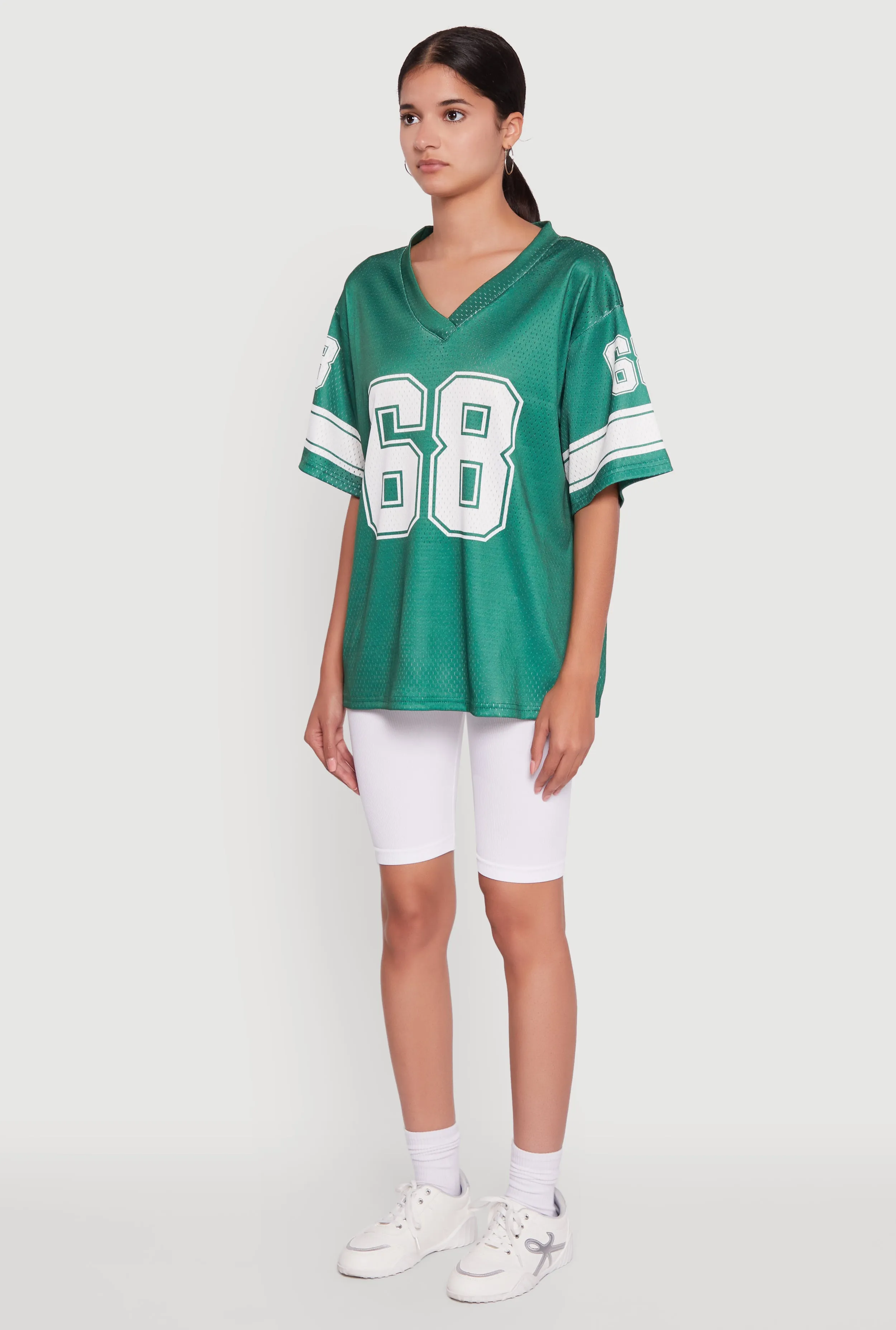 68 Graphic V-Neck Football Jersey sold by Rainbow product image thumbnail 5