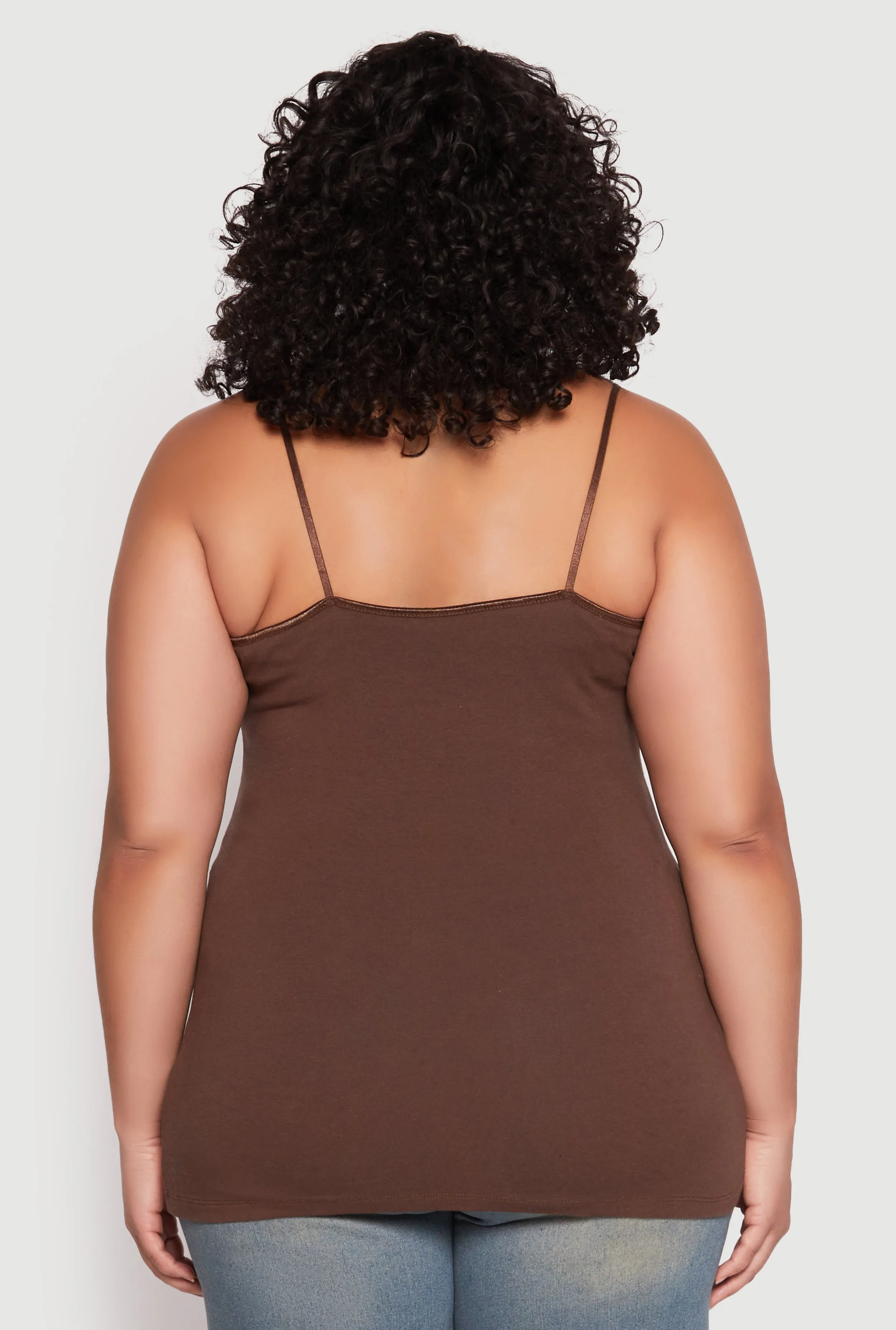 Plus Size Basic Shelf Bra Cami sold by Rainbow product image thumbnail 5