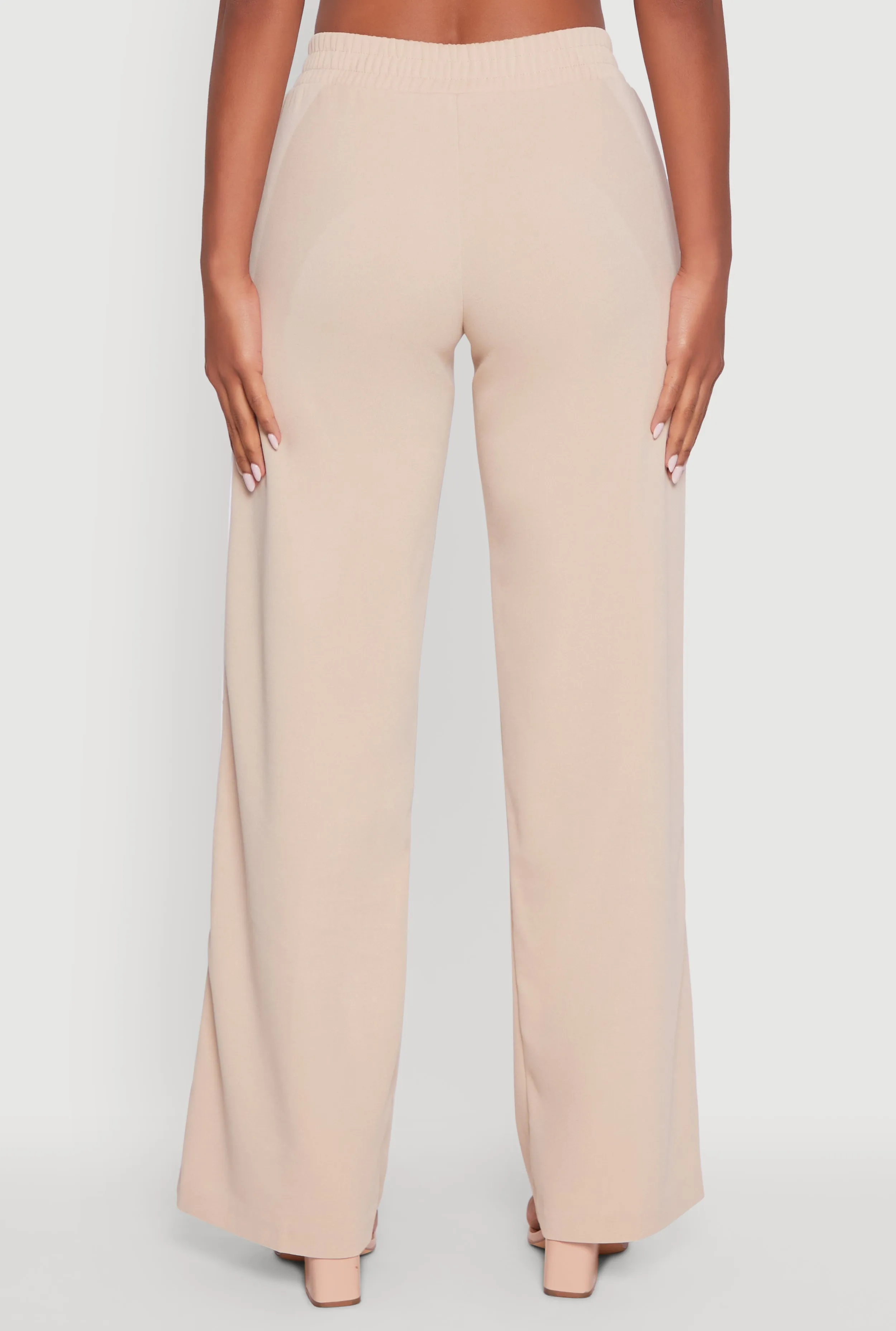 Wide Leg Crepe Knit Casual Pants sold by Rainbow product image thumbnail 5