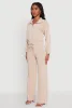 Crepe Knit Zip Front Jacket with Contrast Piping sold by Rainbow