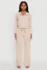 Crepe Knit Zip Front Jacket with Contrast Piping sold by Rainbow
