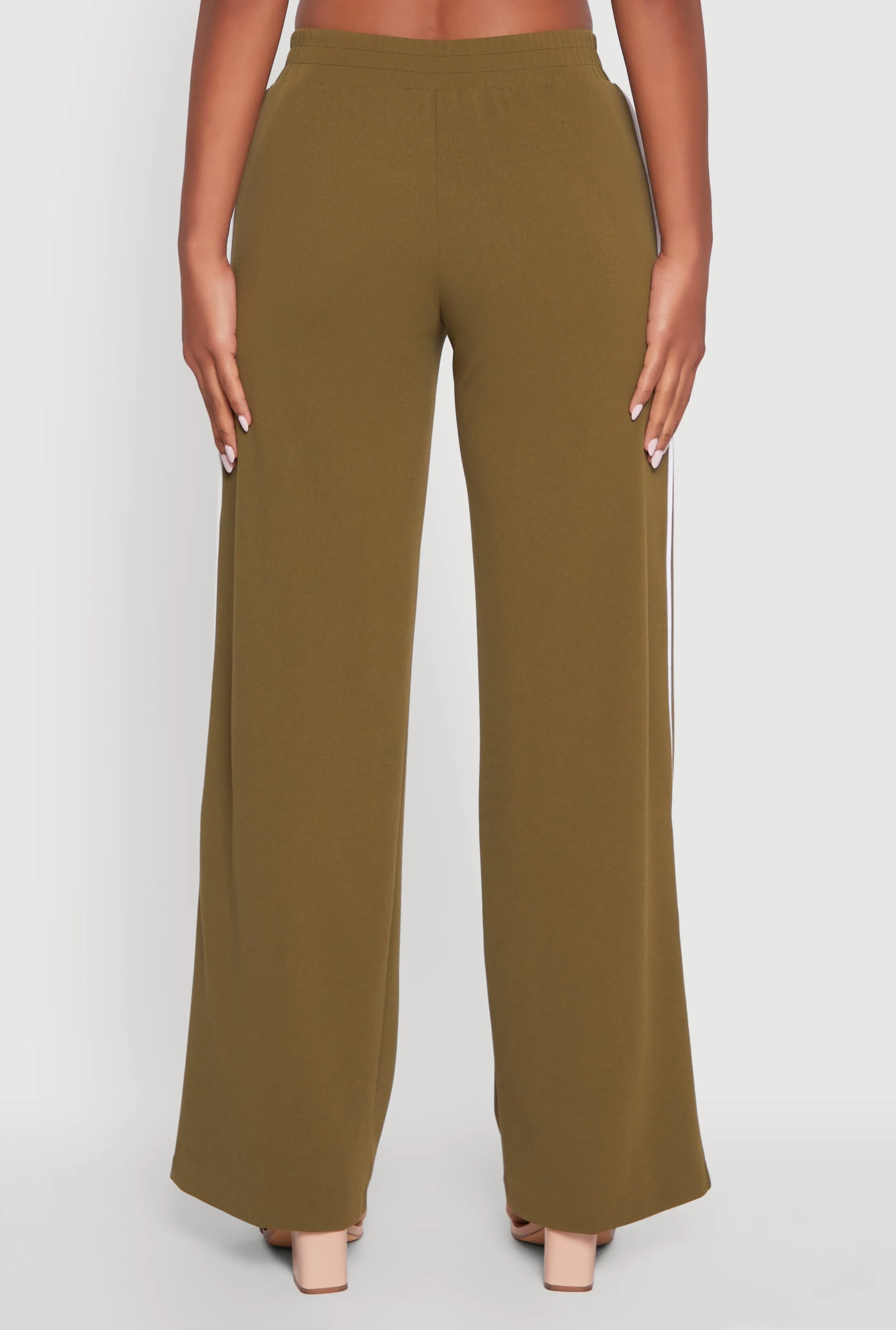 Wide Leg Crepe Knit Casual Pants sold by Rainbow product image thumbnail 5