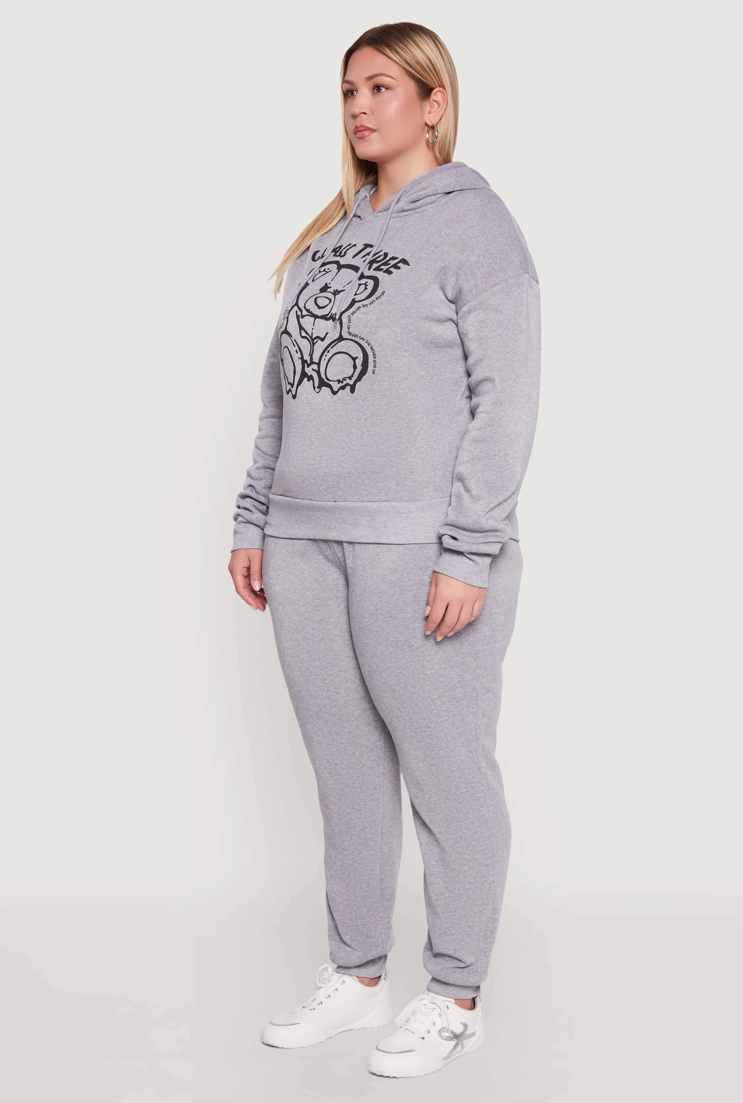 Plus Size Class Three Graphic Pullover Hoodie sold by Rainbow product image thumbnail 5