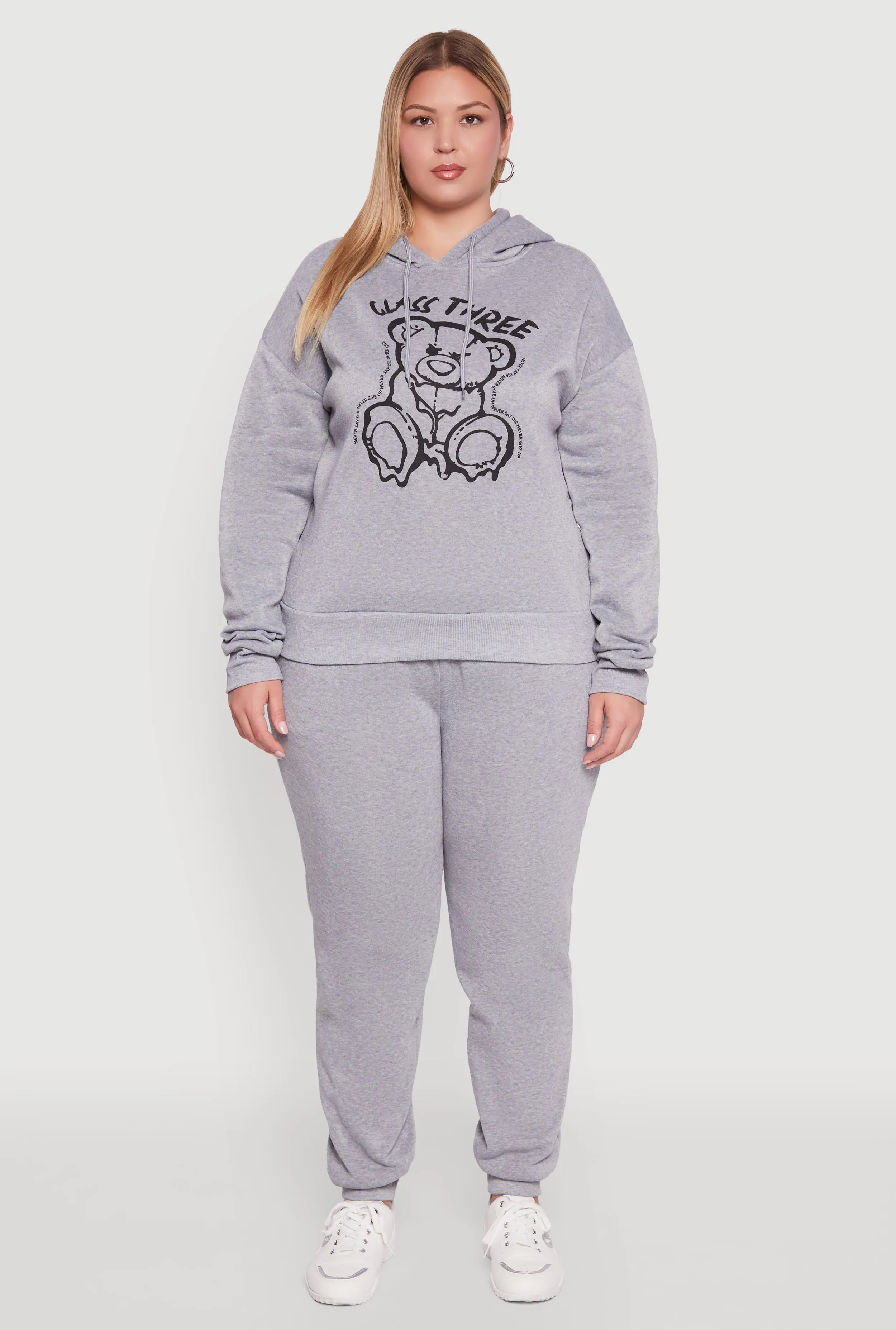 Plus Size Class Three Graphic Pullover Hoodie sold by Rainbow product image thumbnail 3