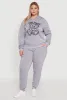 Plus Size High Waisted Fleece Drawstring Waist Joggers sold by Rainbow