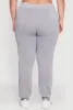 Plus Size High Waisted Fleece Drawstring Waist Joggers sold by Rainbow