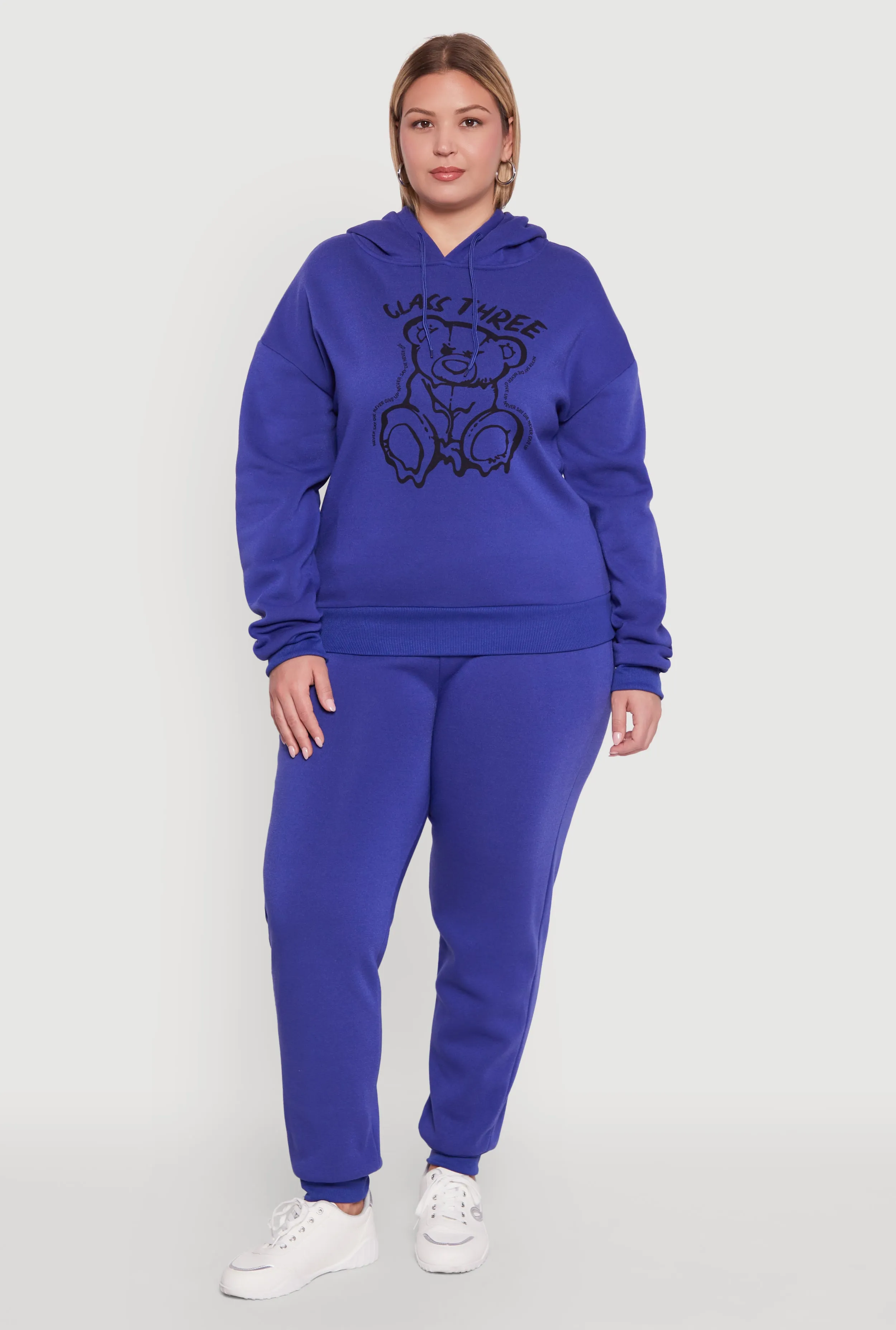 Plus Size Class Three Graphic Pullover Hoodie sold by Rainbow product image thumbnail 2