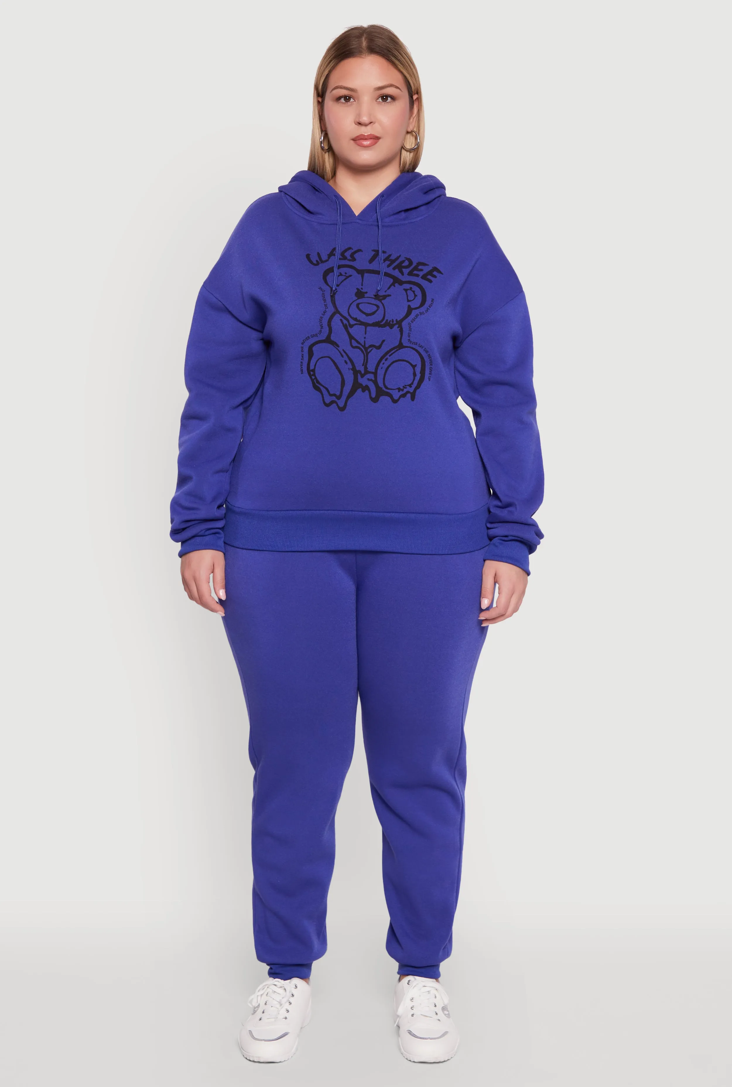 Plus Size Class Three Graphic Pullover Hoodie sold by Rainbow product image thumbnail 3