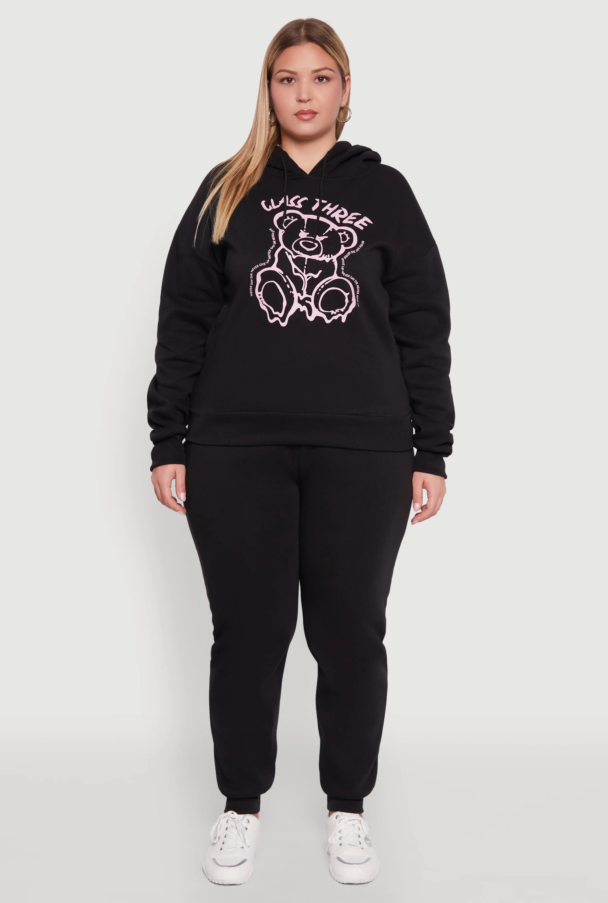 Plus Size Class Three Graphic Pullover Hoodie sold by Rainbow product image thumbnail 3