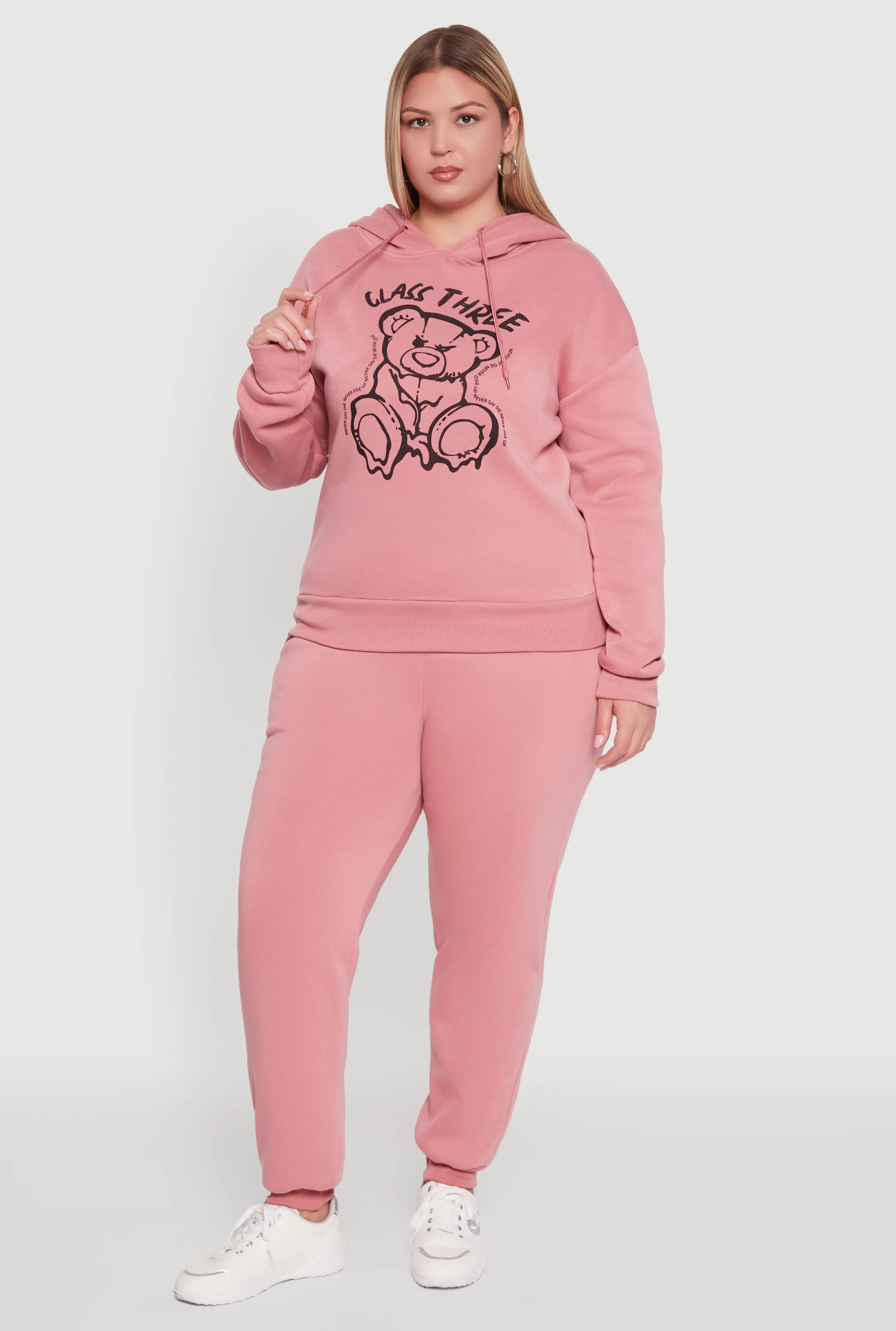 Plus Size Class Three Graphic Pullover Hoodie sold by Rainbow product image thumbnail 2