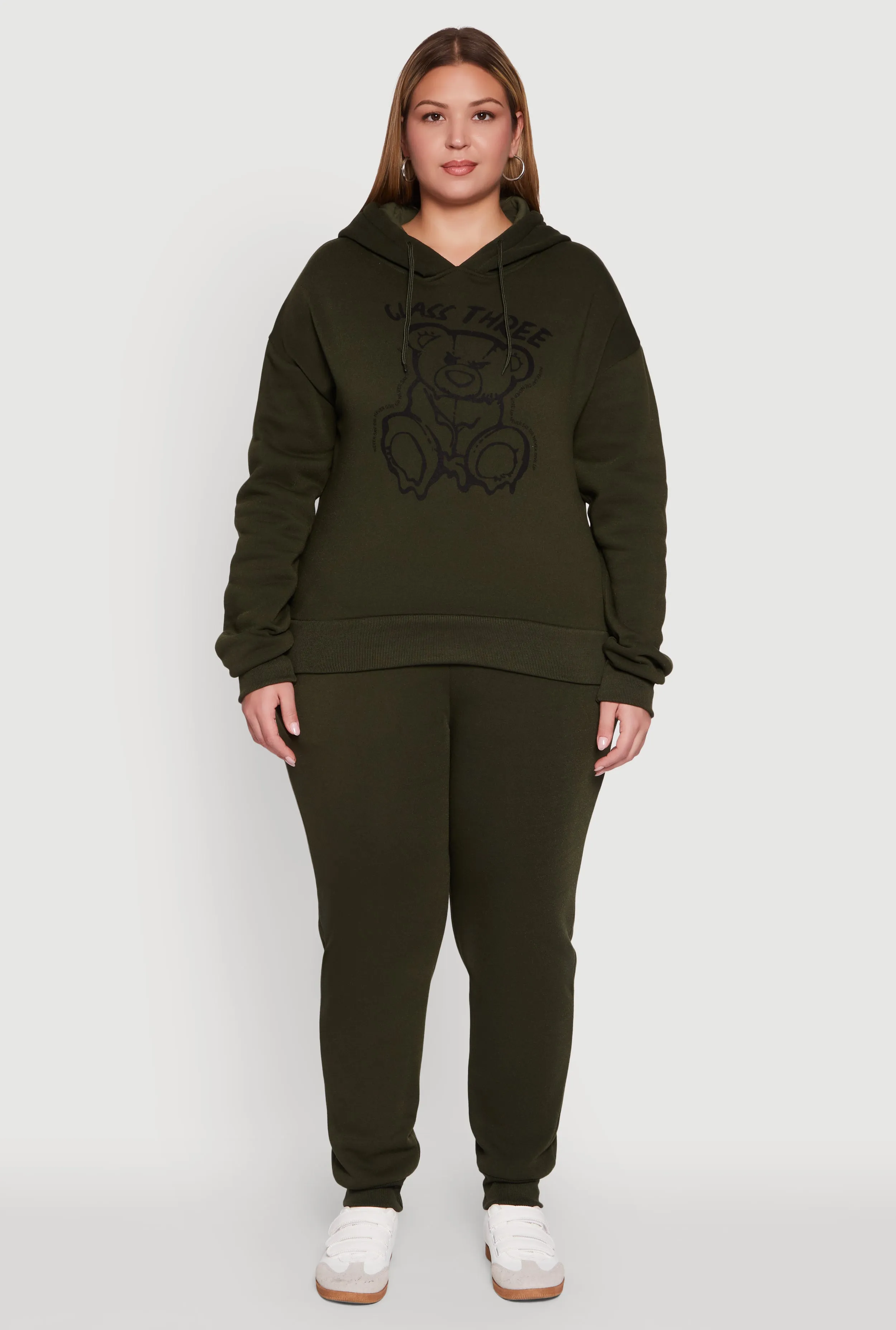 Plus Size Class Three Graphic Pullover Hoodie sold by Rainbow product image thumbnail 3