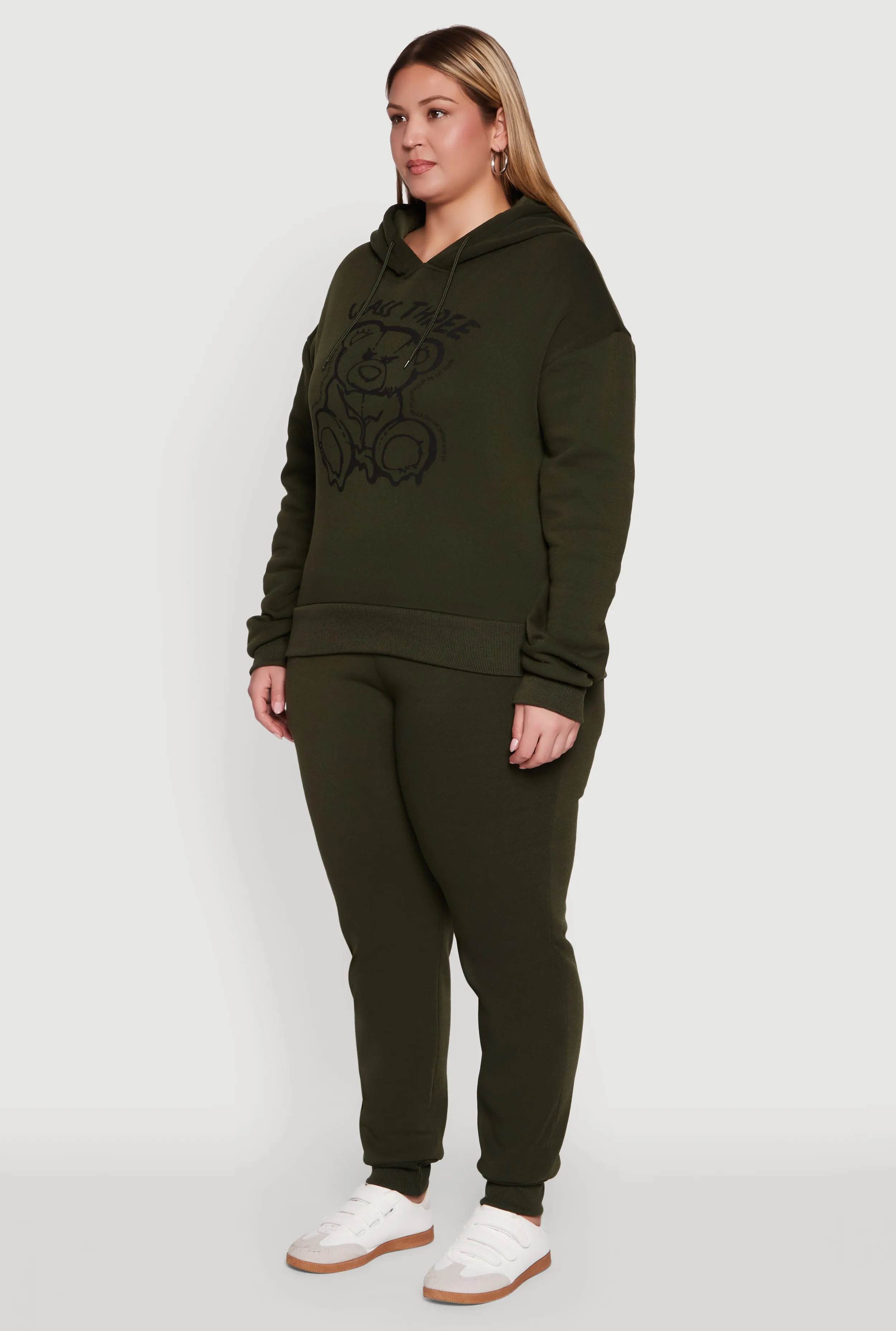 Plus Size Class Three Graphic Pullover Hoodie sold by Rainbow product image thumbnail 5