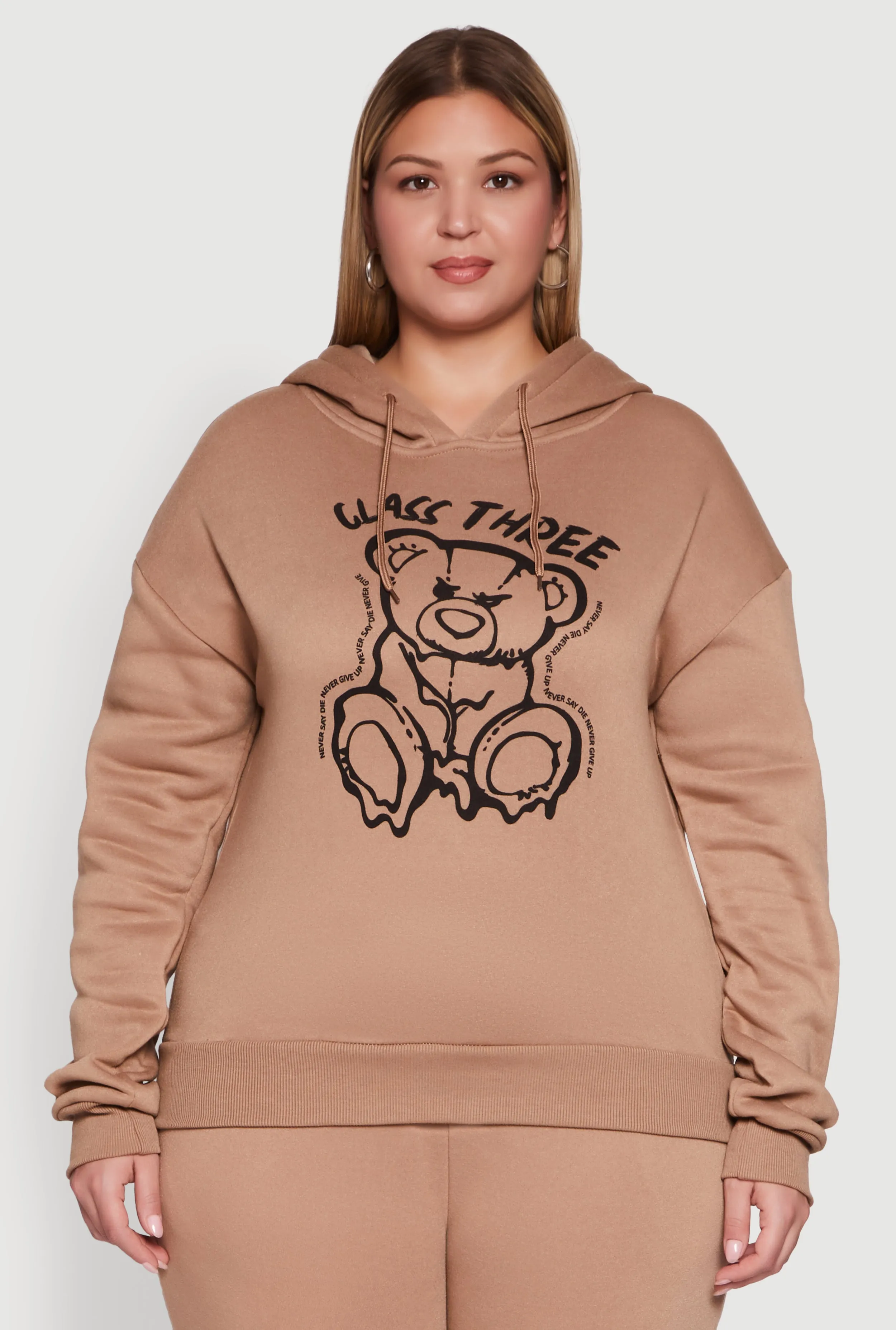 Plus Size Class Three Graphic Pullover Hoodie sold by Rainbow product image thumbnail 4