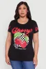 Plus Size Cherry Club Graphic T-Shirt sold by Rainbow