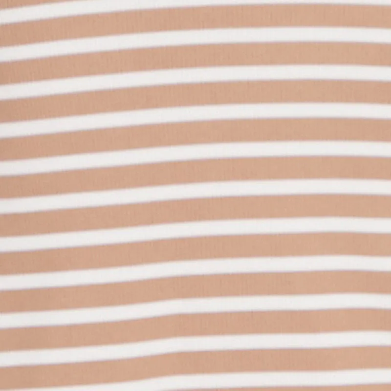 Striped Asymmetrical Fold Over Off The Shoulder Side Slit Dress sold by Rainbow product image thumbnail 4