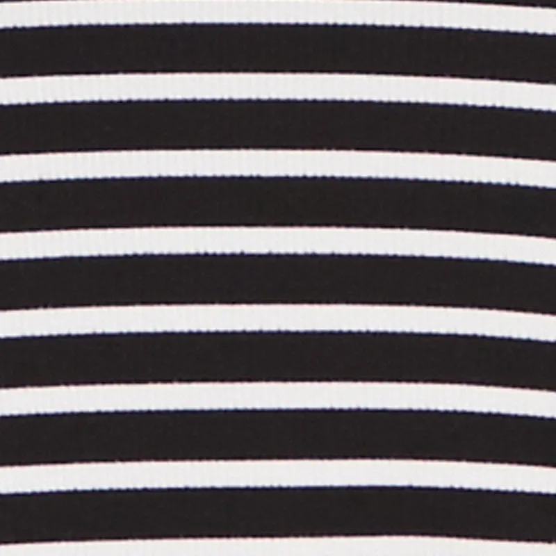 Striped Asymmetrical Fold Over Off The Shoulder Side Slit Dress sold by Rainbow product image thumbnail 4