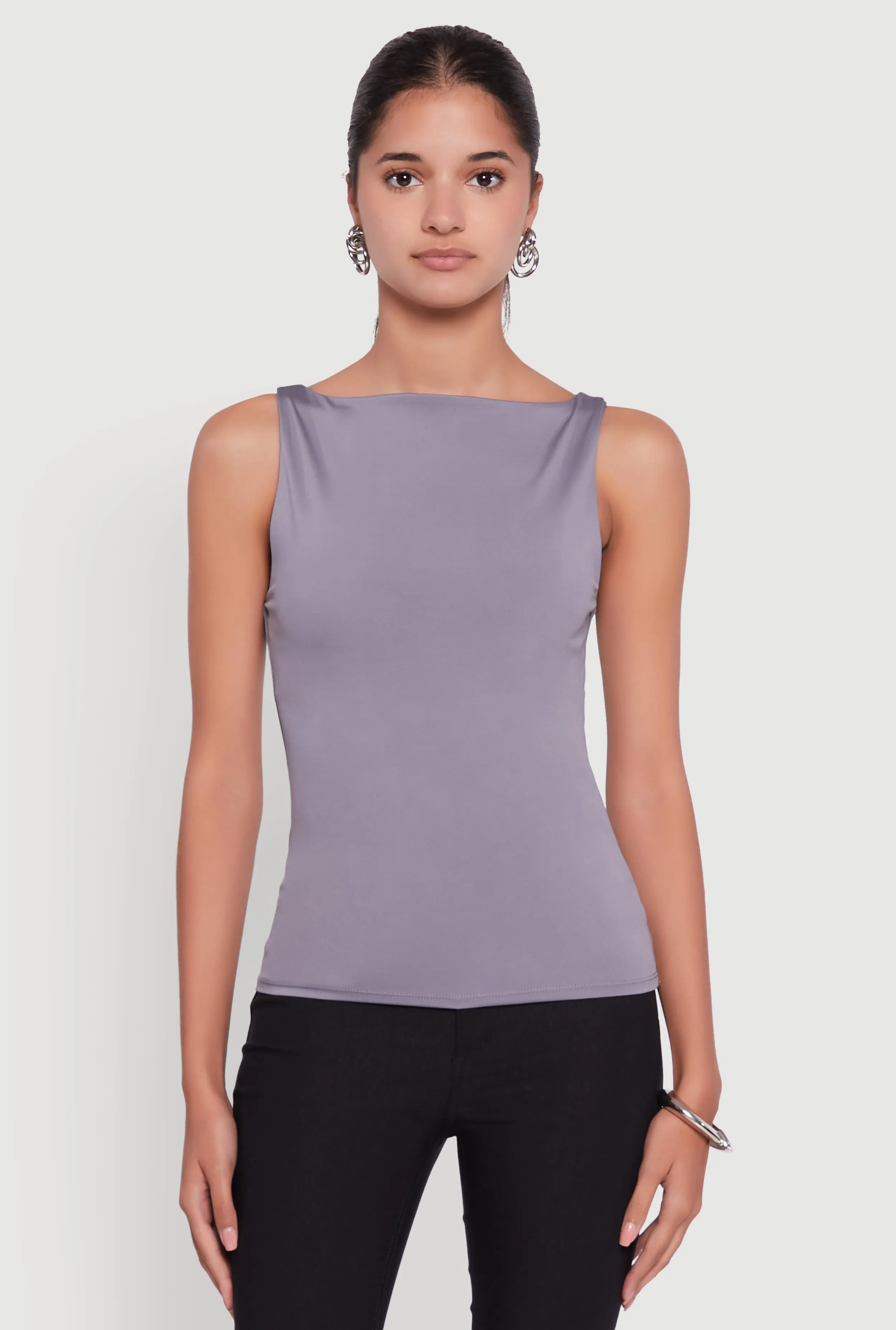 High Neck Shelf Bra Tank Top sold by Rainbow product image thumbnail 2