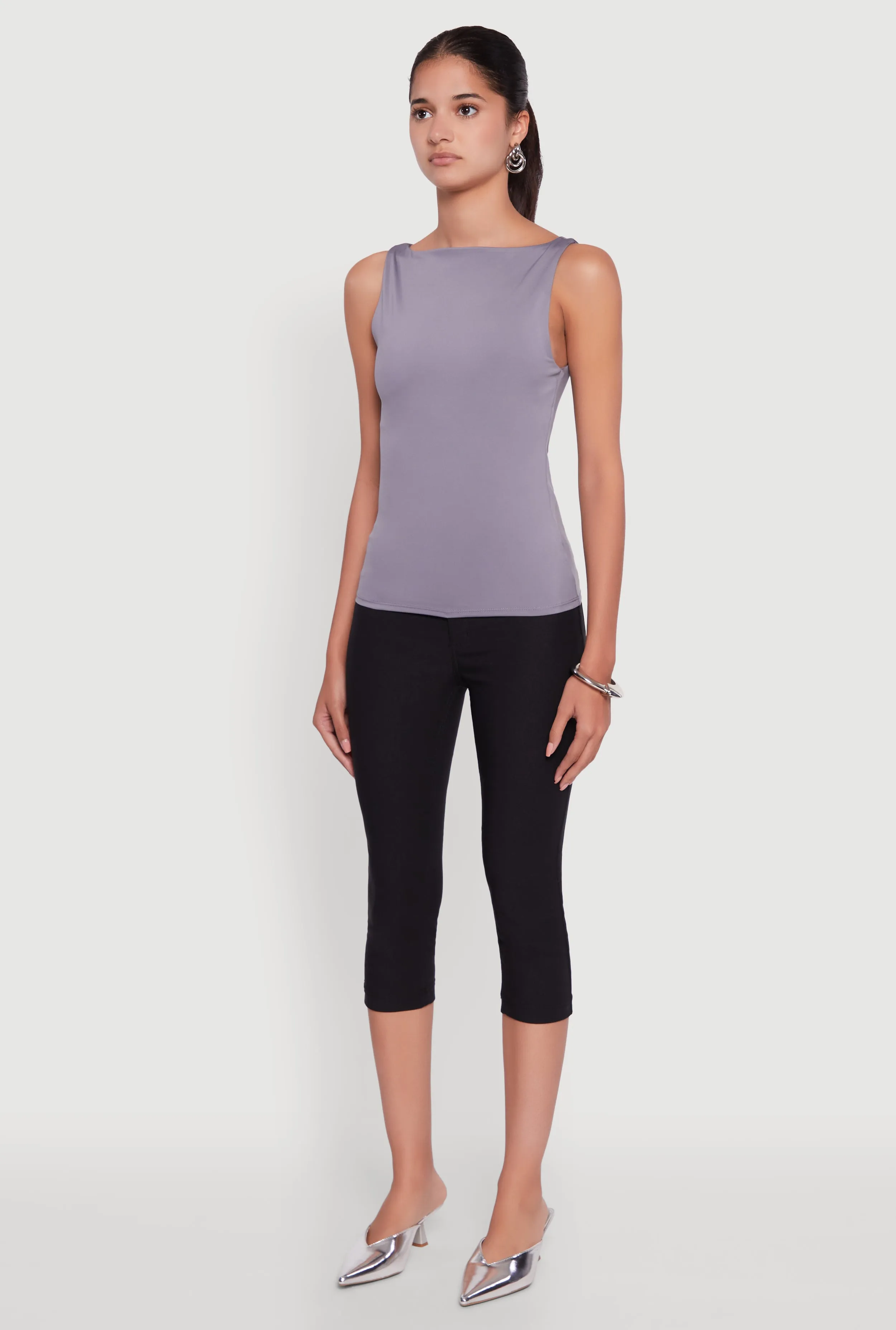 High Neck Shelf Bra Tank Top sold by Rainbow product image thumbnail 5