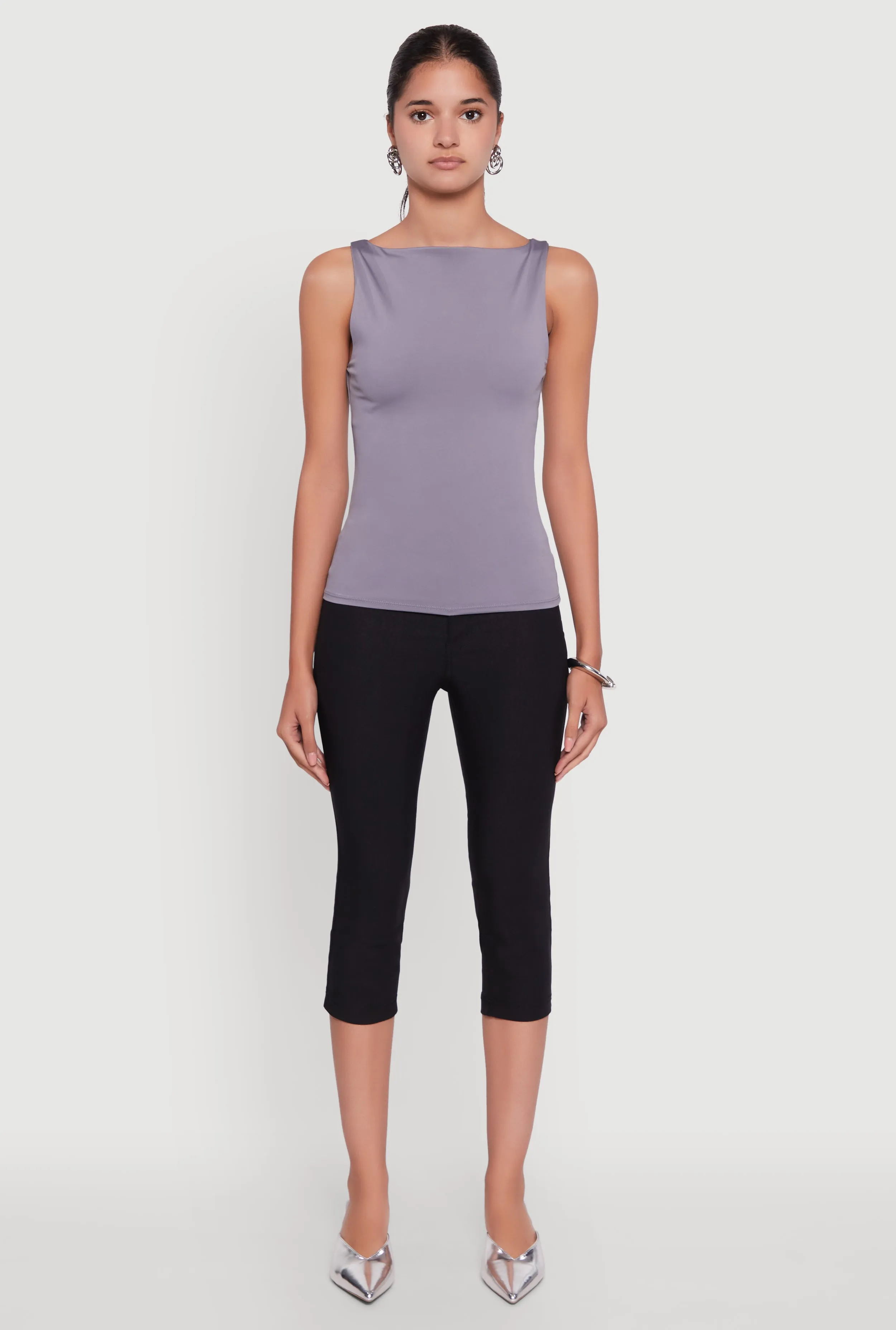 High Neck Shelf Bra Tank Top sold by Rainbow product image thumbnail 3