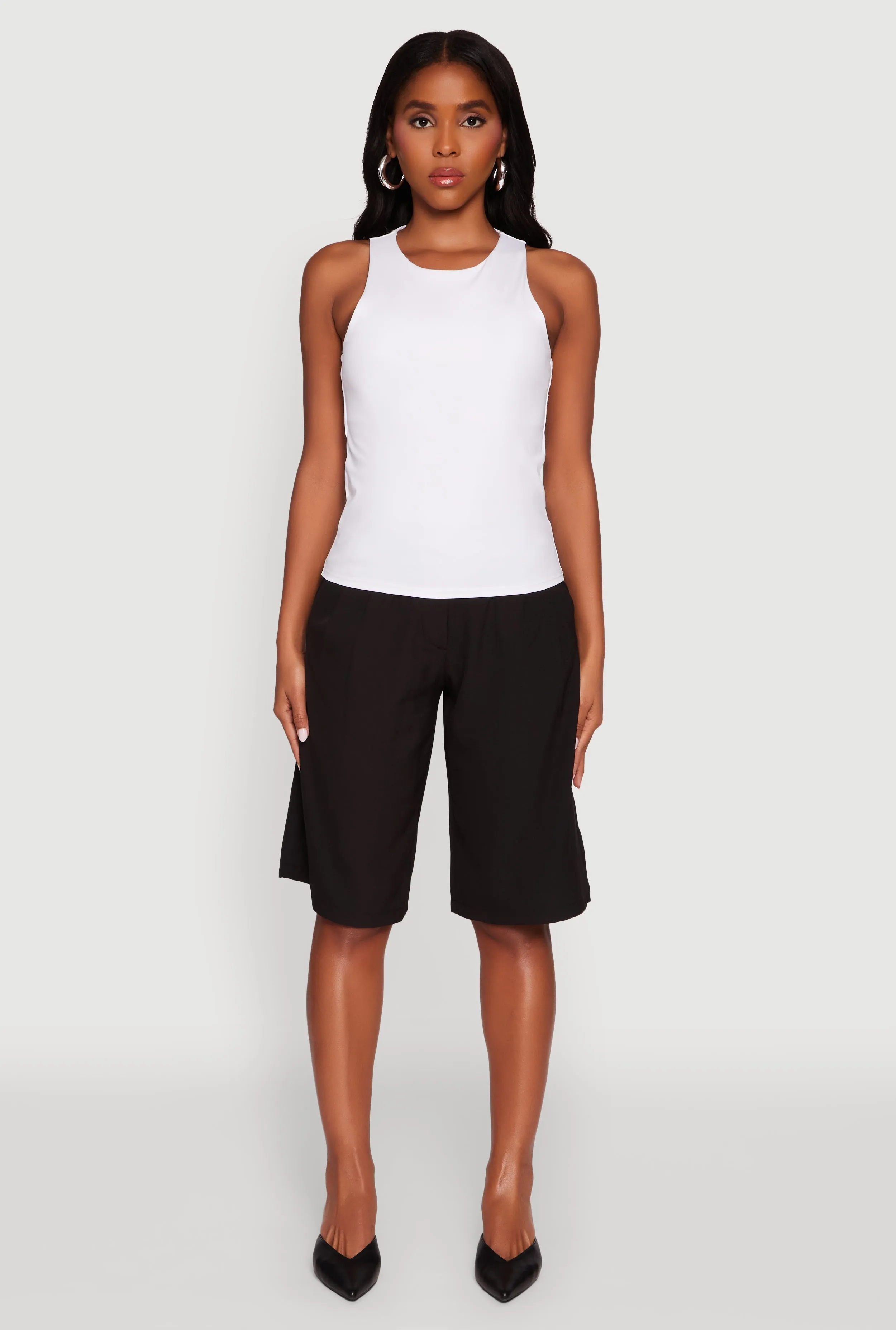 High Neck Shelf Bra Racerback Tank Top sold by Rainbow product image thumbnail 2