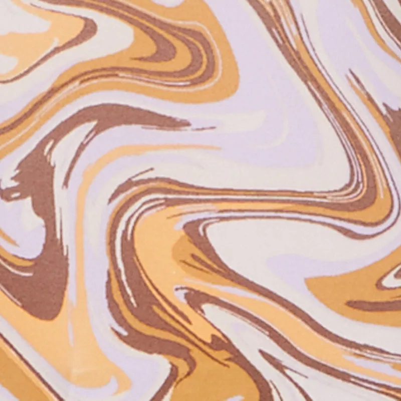 Trendy Women's Classic Fit Printed Mock Neck Blouse with Keyhole sold by Rainbow product image thumbnail 4