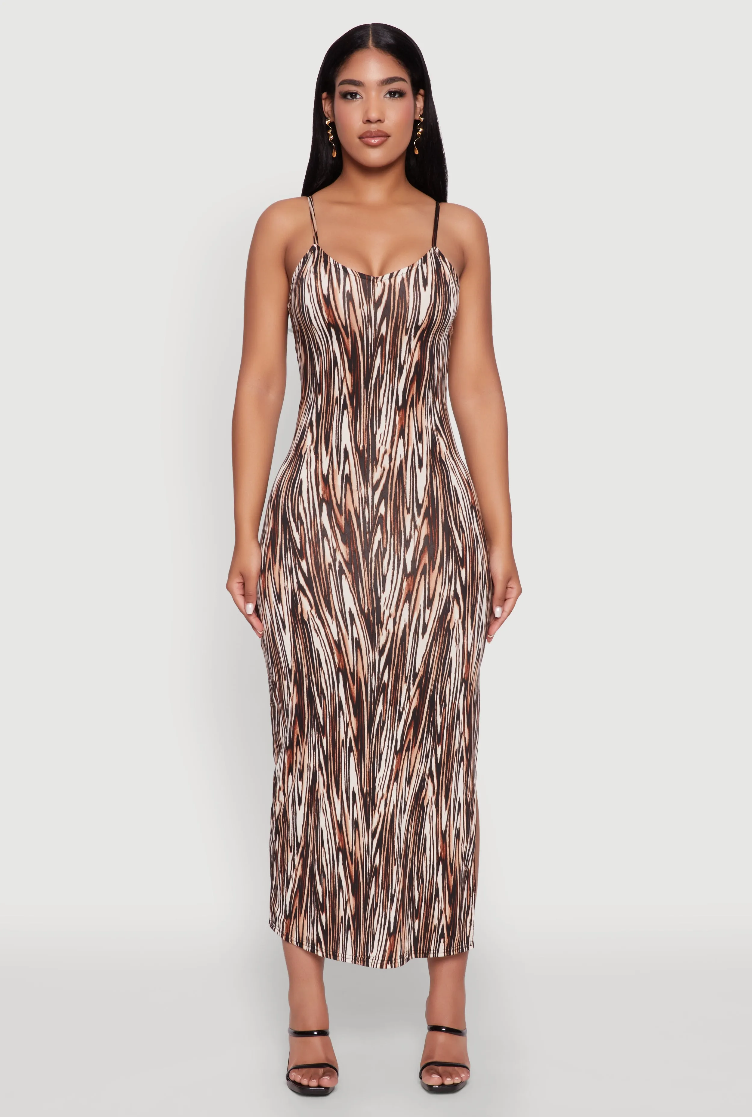 Swirl Print Cami Maxi Dress sold by Rainbow