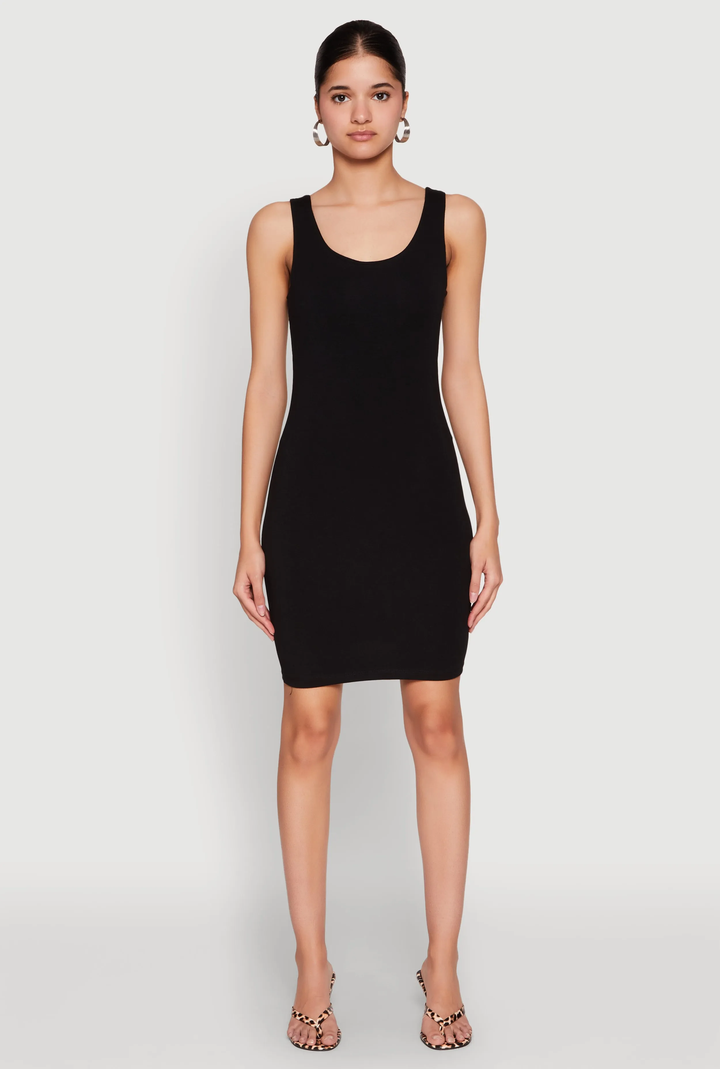 Scoop Neck Mini Tank Dress sold by Rainbow