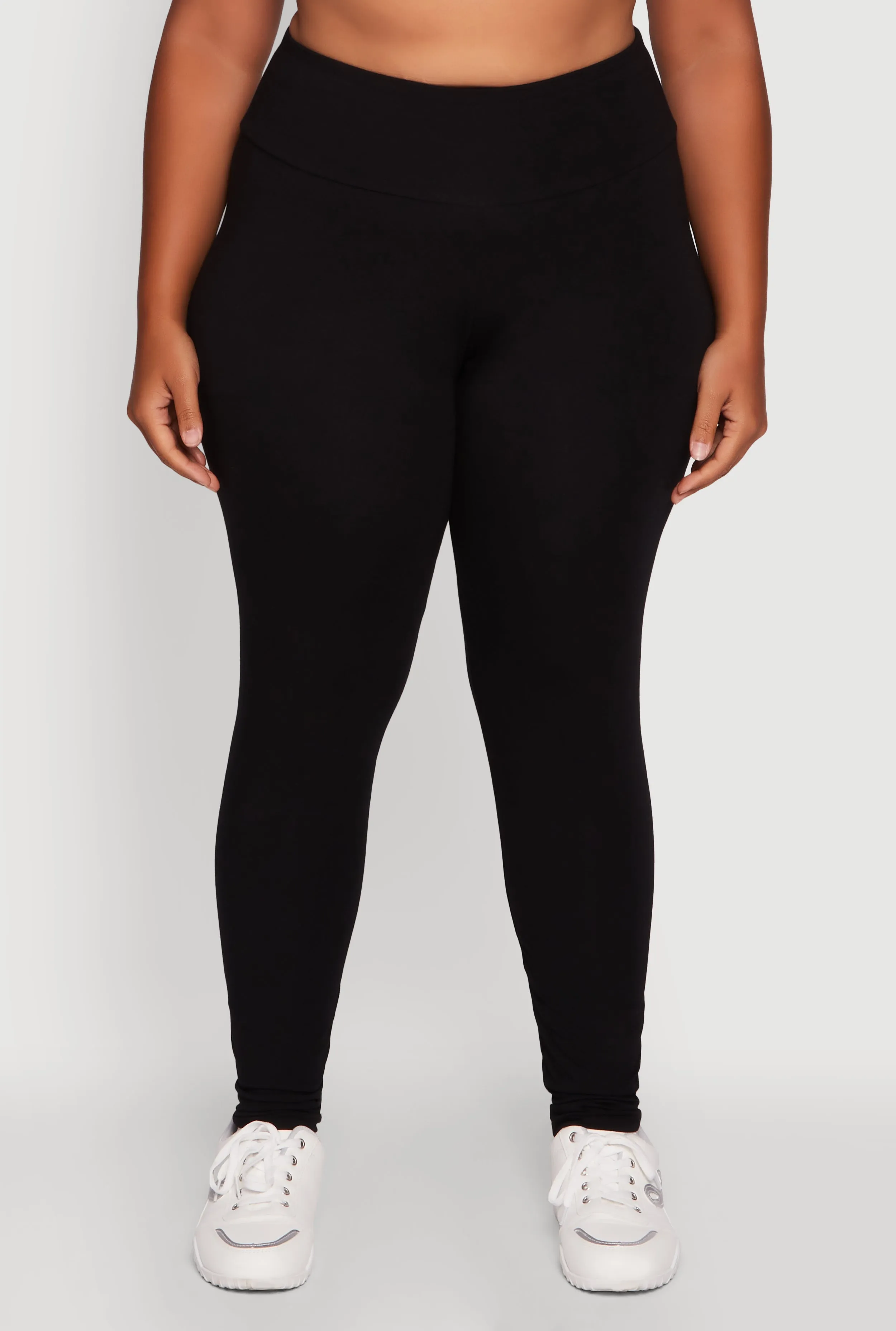 Plus Size Stylish High Waisted Leggings sold by Rainbow product image thumbnail 5