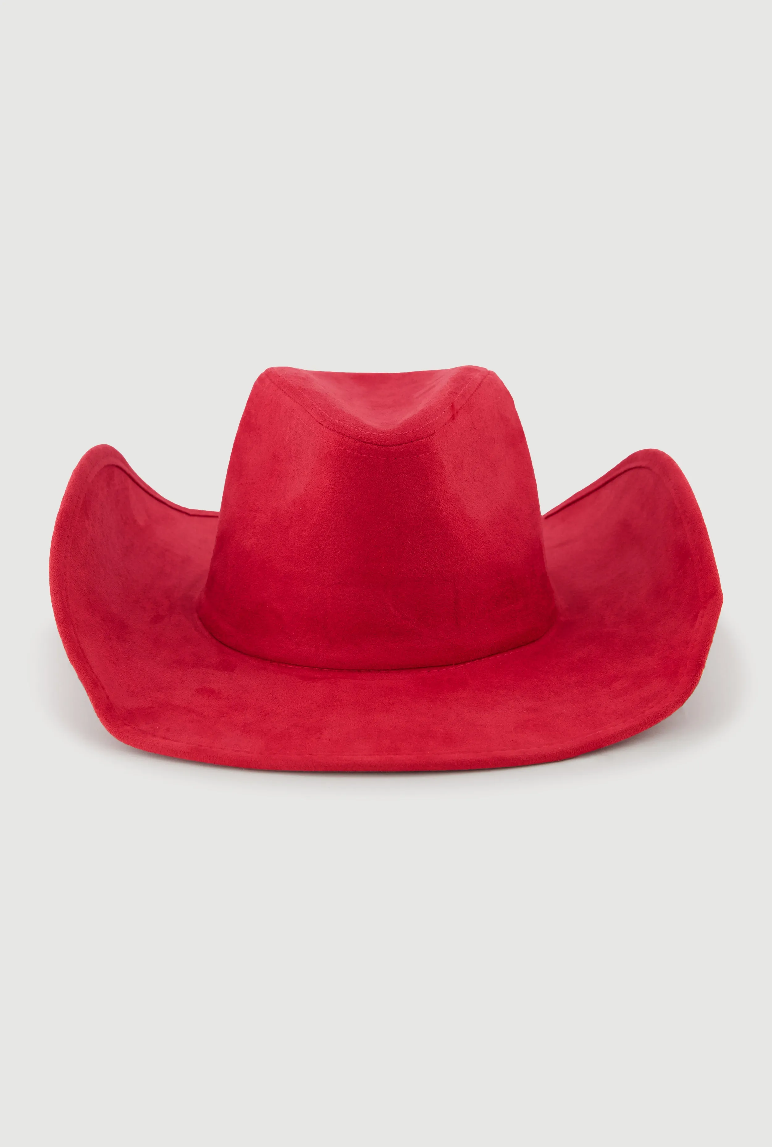 Faux Suede Rhinestone Brim Cowboy Hat sold by Rainbow product image thumbnail 3