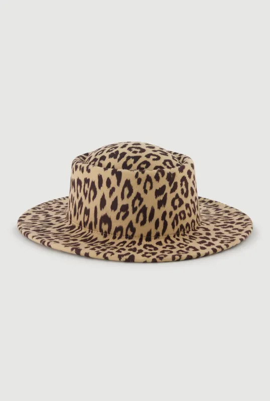 Animal Print Felt Hat sold by Rainbow