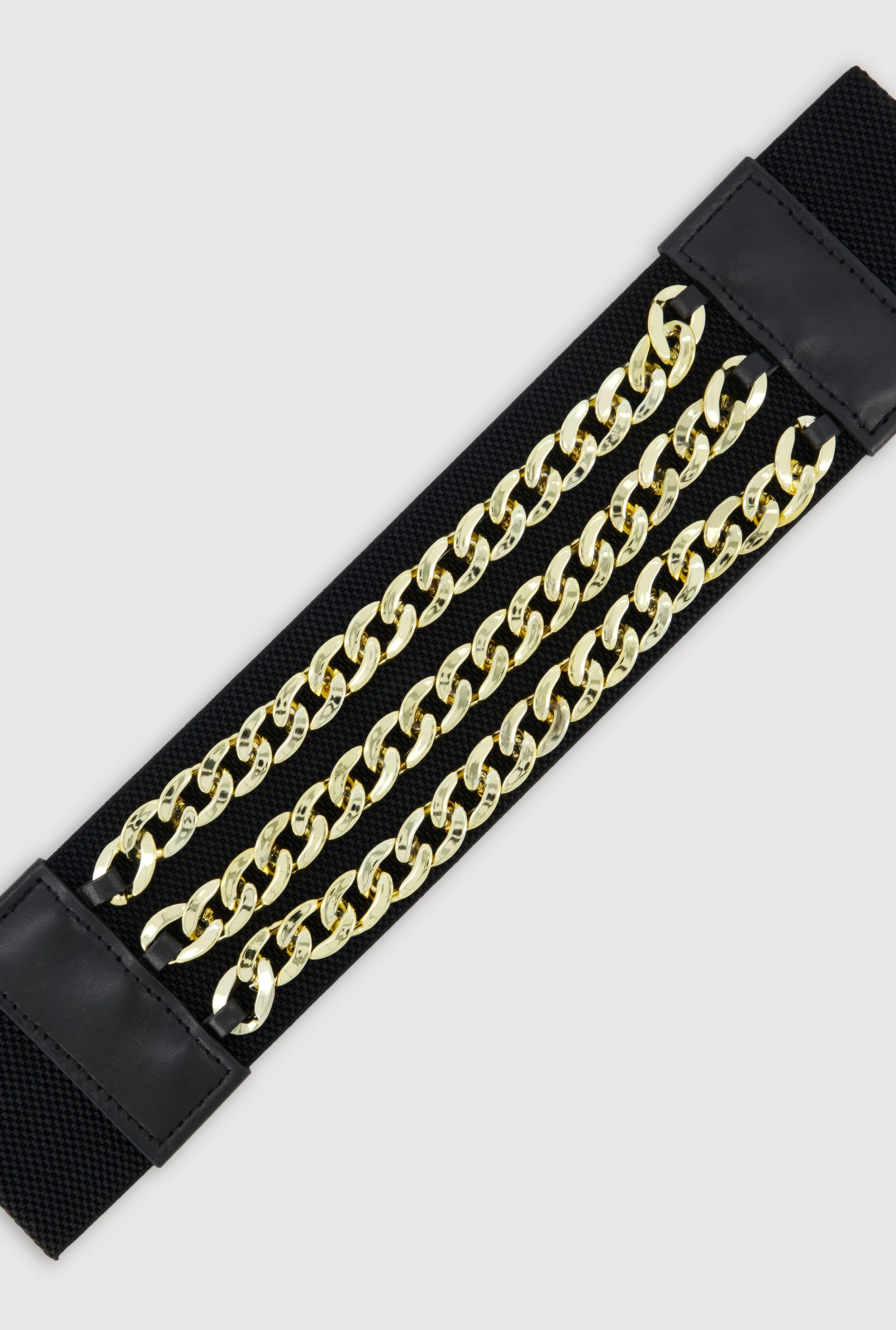 Metallic Layered Chain Detail Belt sold by Rainbow product image thumbnail 3