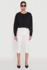Cropped Bubble Hem Long Sleeve Sweatshirt sold by Rainbow