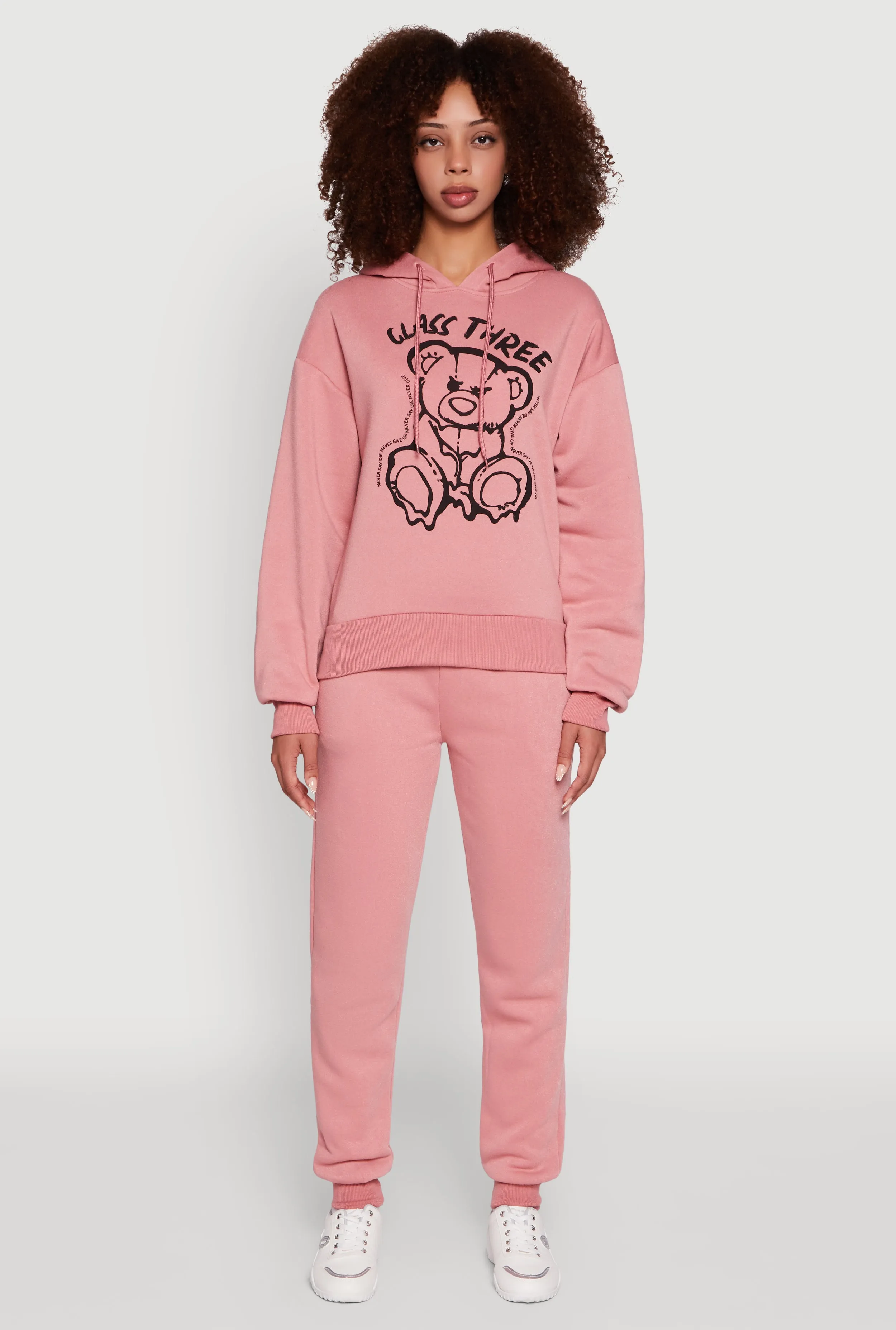 Mid Rise Solid Fleece Joggers sold by Rainbow product image thumbnail 2