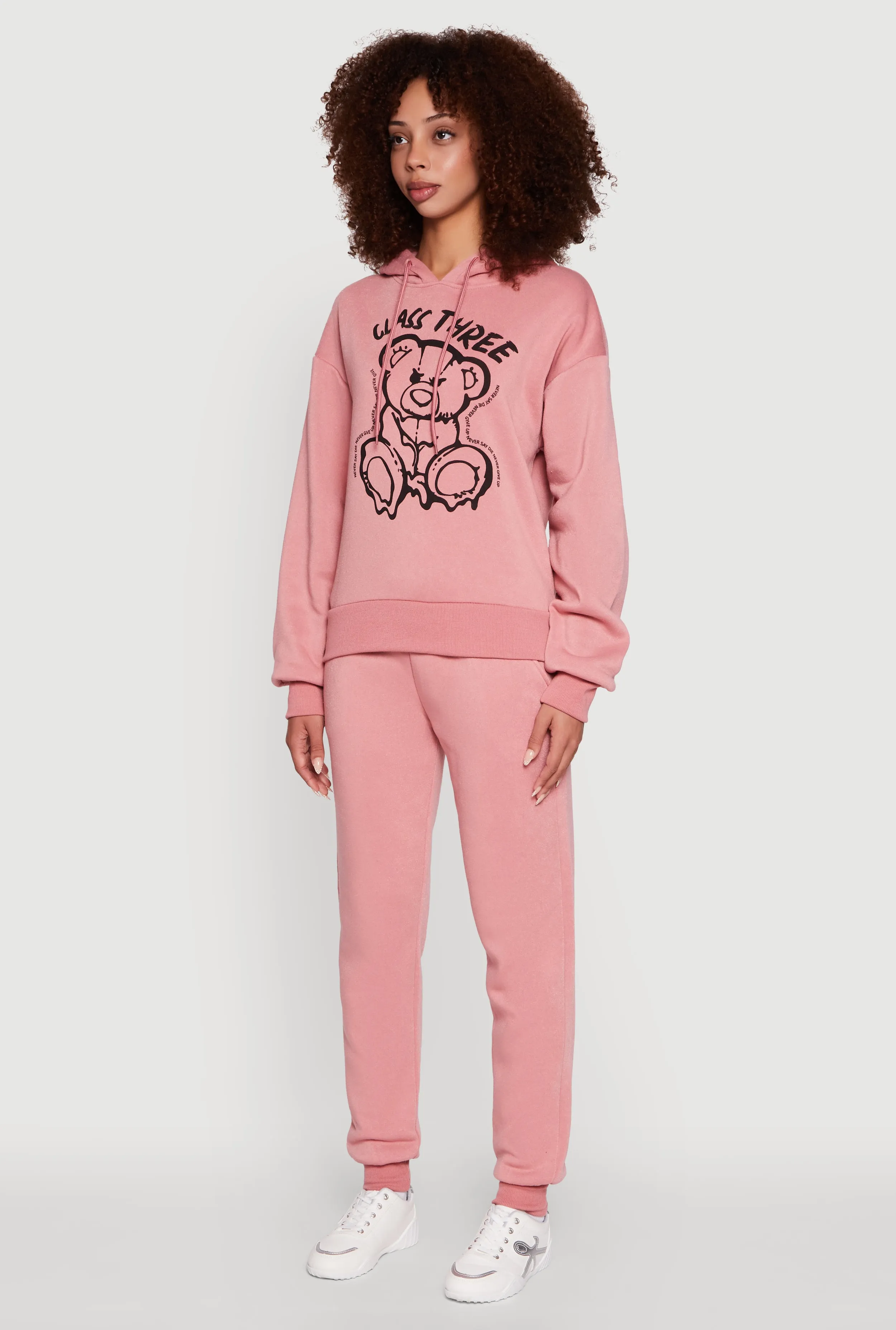 Bear Graphic Fleece Pullover Hoodie sold by Rainbow product image thumbnail 5