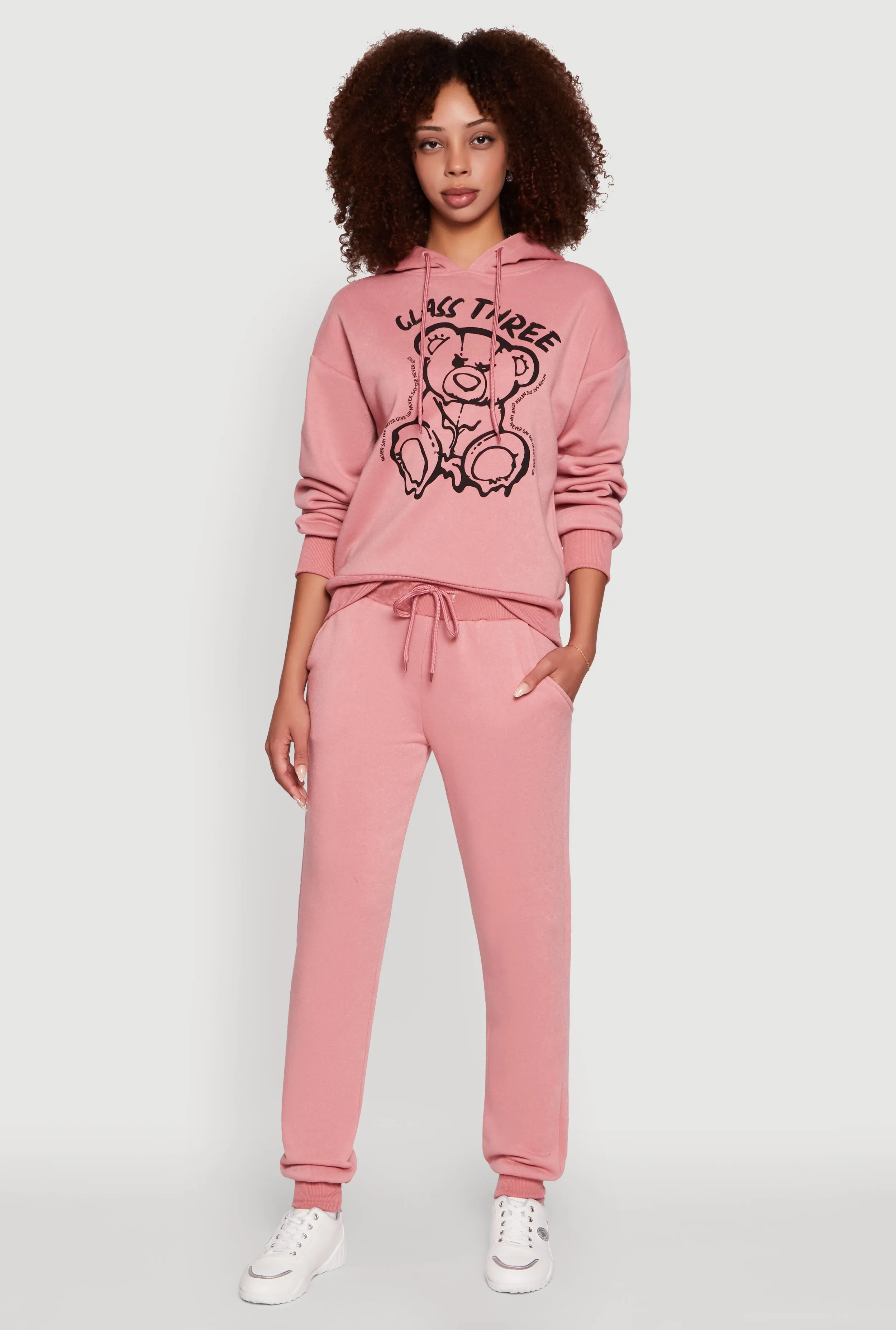 Bear Graphic Fleece Pullover Hoodie sold by Rainbow product image thumbnail 2