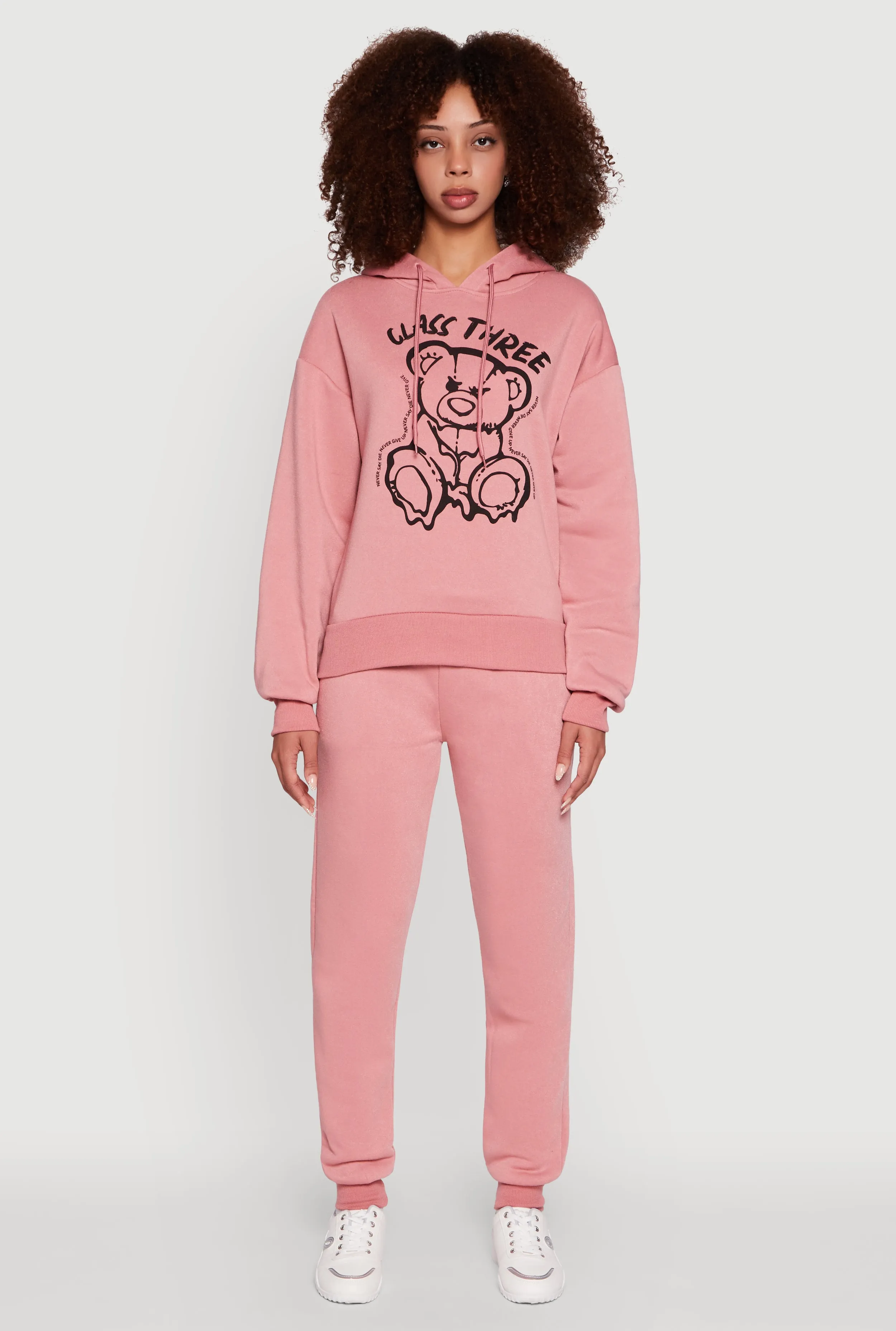 Bear Graphic Fleece Pullover Hoodie sold by Rainbow product image thumbnail 3