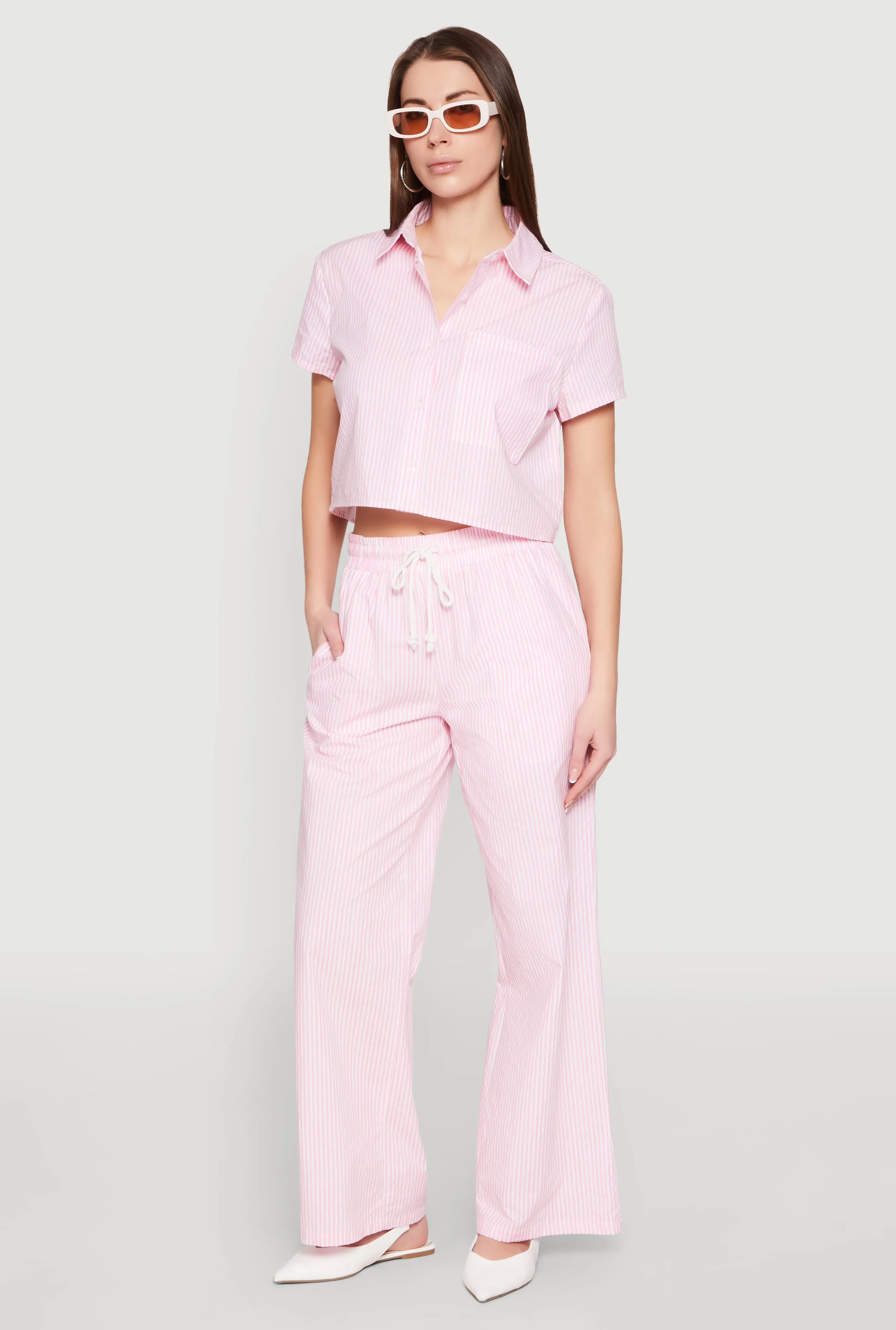 Striped Drawstring Pants sold by Rainbow product image thumbnail 2