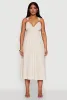 Haute Monde Linen Wood Beaded Strap Sundress sold by Rainbow