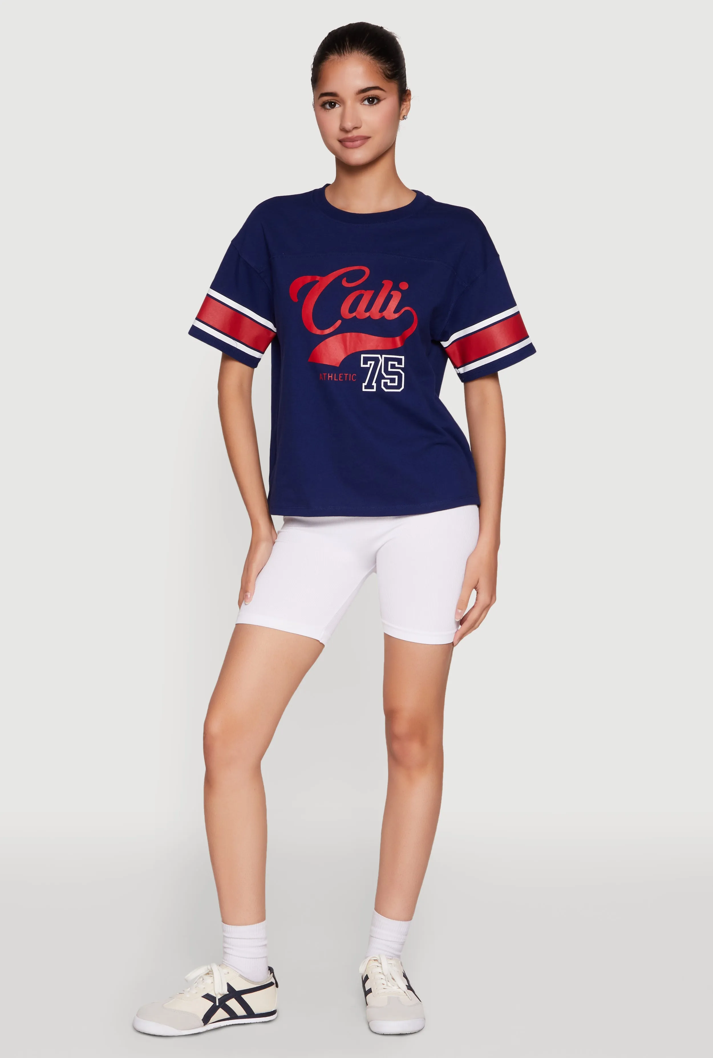 Almost Famous Graphic Varsity T Shirt sold by Rainbow product image thumbnail 4